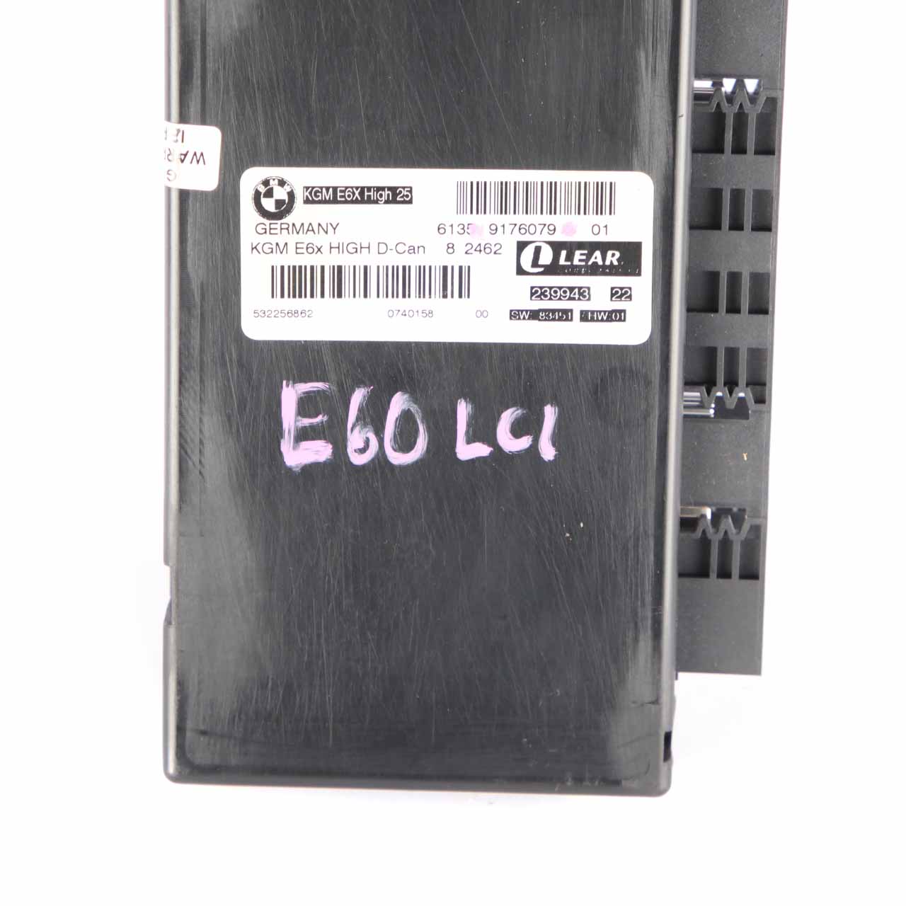 BMW E60 E64 LCI Body Gateway Module ECU Control Unit KGM E6X High D-Can 9176079