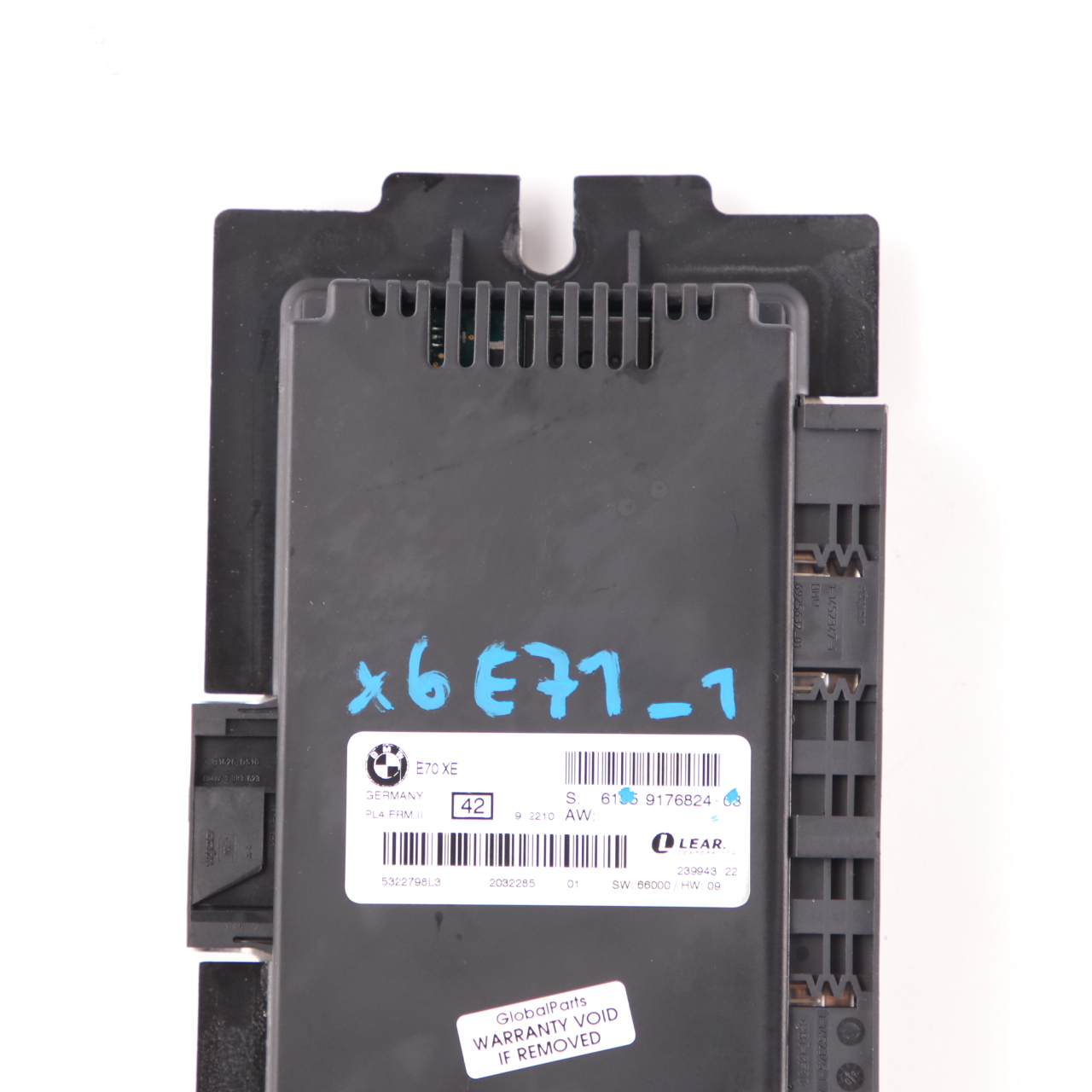 BMW X6 E71 Footwell Light Control Module Unit LEAR PL4 FRM II 9176824