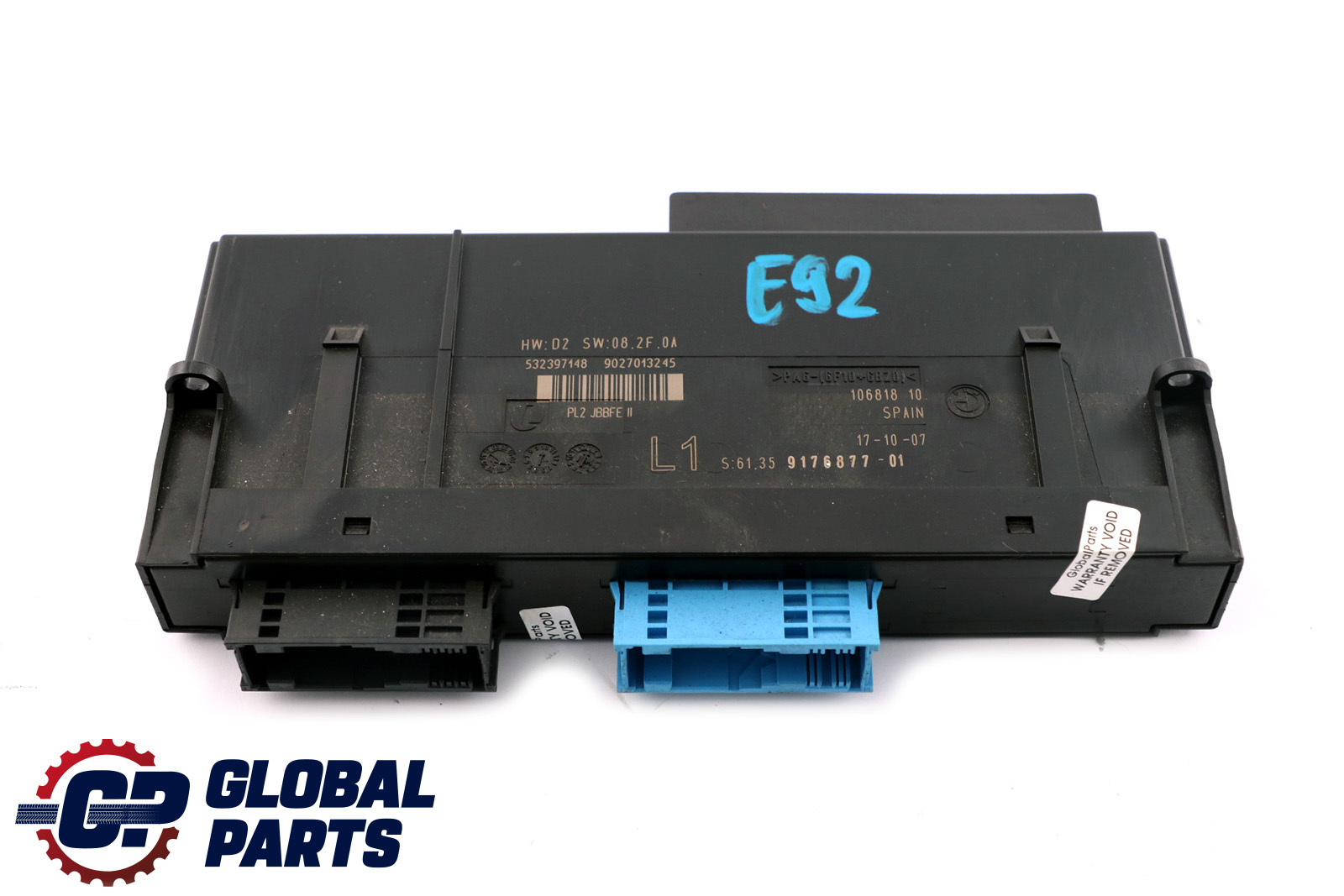 BMW 3 Series E92 ECU Body Control Module Junction Box L1 PL2 JBBFE II 9176877