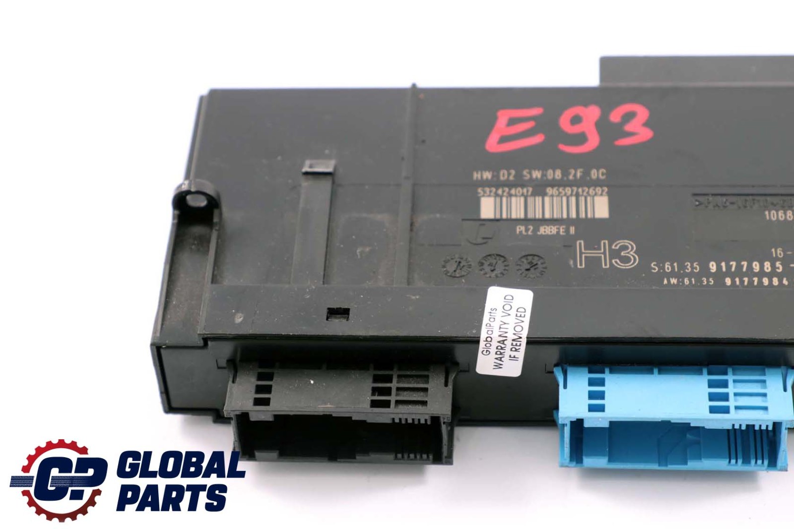 BMW 3 Series E93 Cabrio ECU Body Control Module H3 Junction Box 9177985