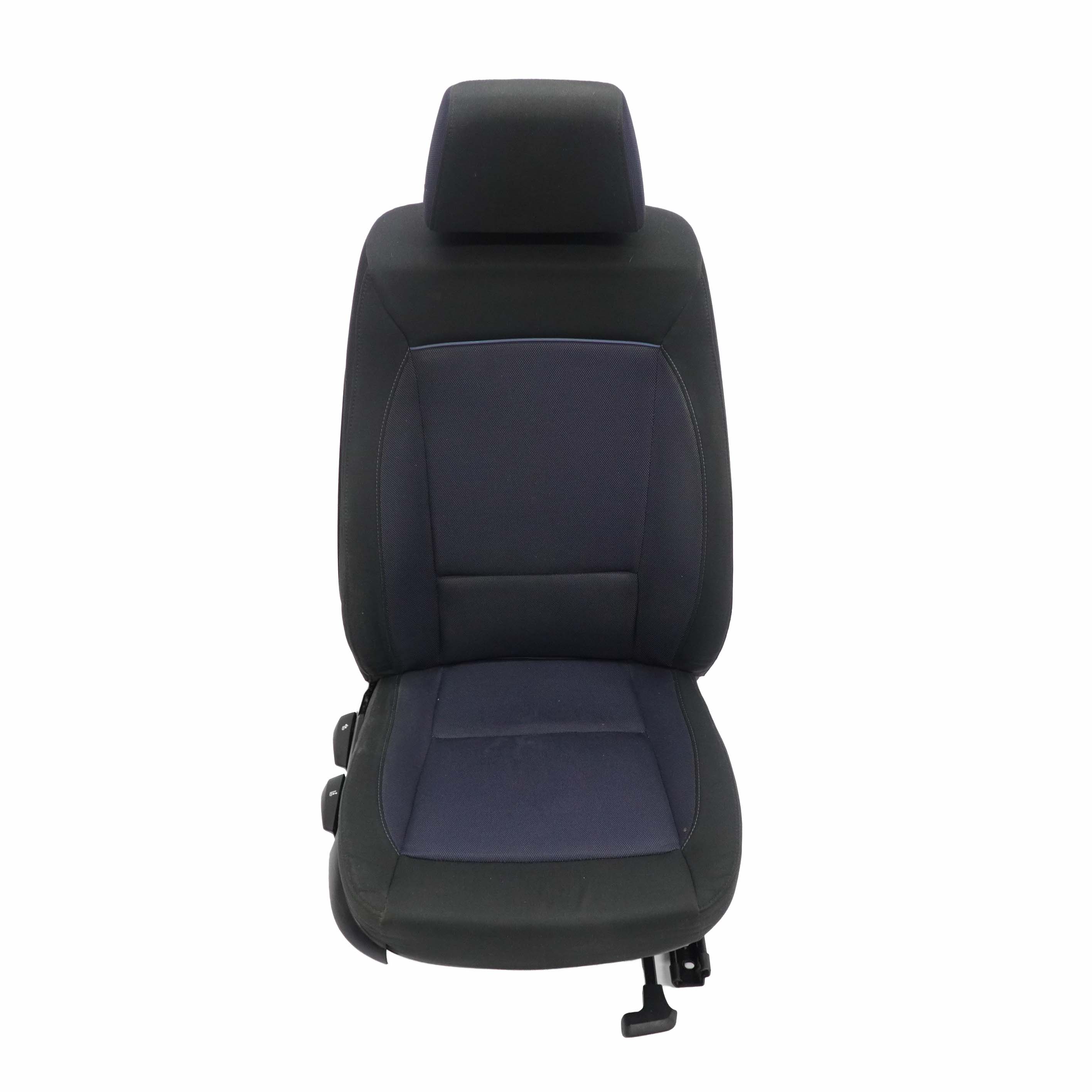 BMW 1 Series E87 LCI Cloth Interior Front Right Seat O/S with Airbag Monaco Blue