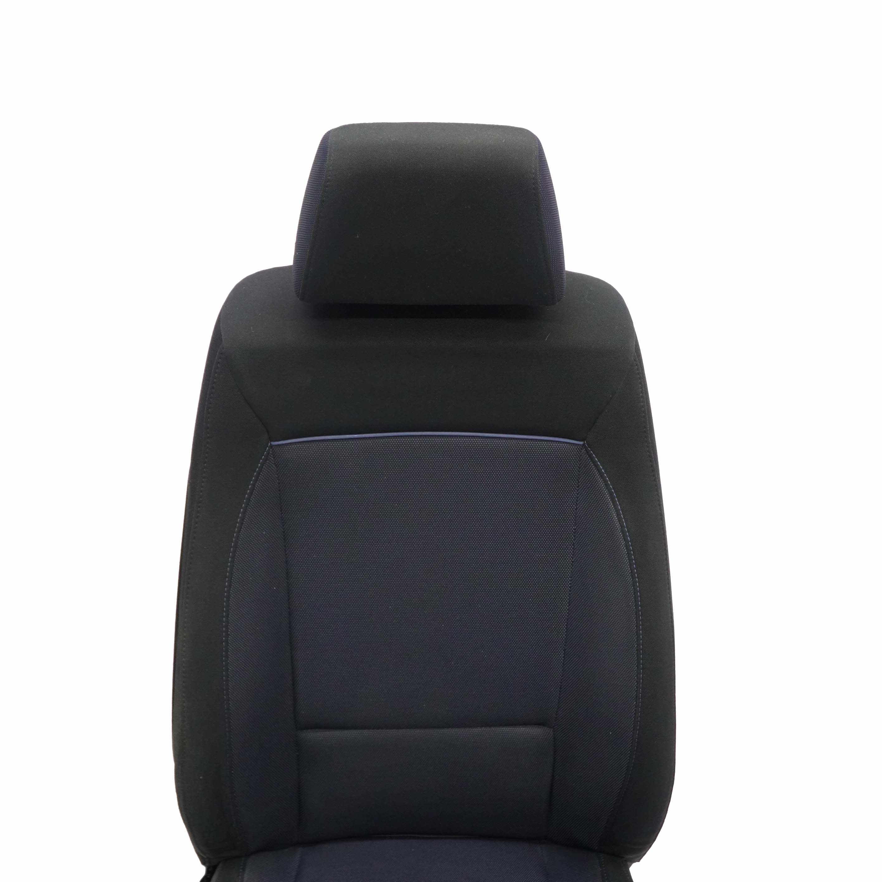 BMW 1 Series E87 LCI Cloth Interior Front Right Seat O/S with Airbag Monaco Blue