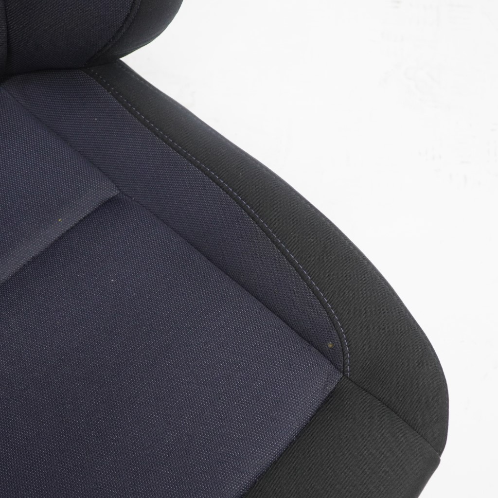 BMW 1 Series E87 LCI Cloth Interior Front Right Seat O/S with Airbag Monaco Blue