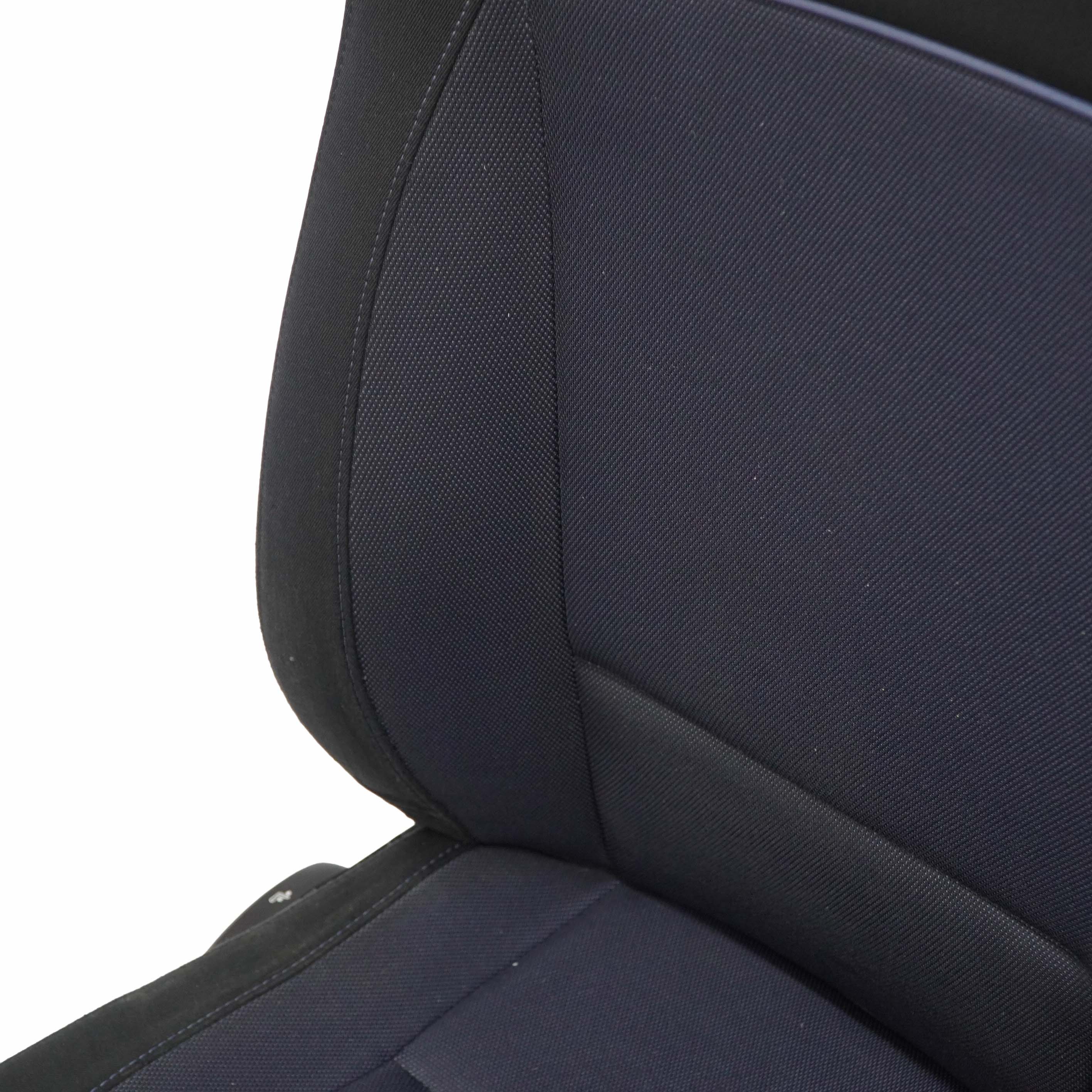 BMW 1 Series E87 LCI Cloth Interior Front Right Seat O/S with Airbag Monaco Blue