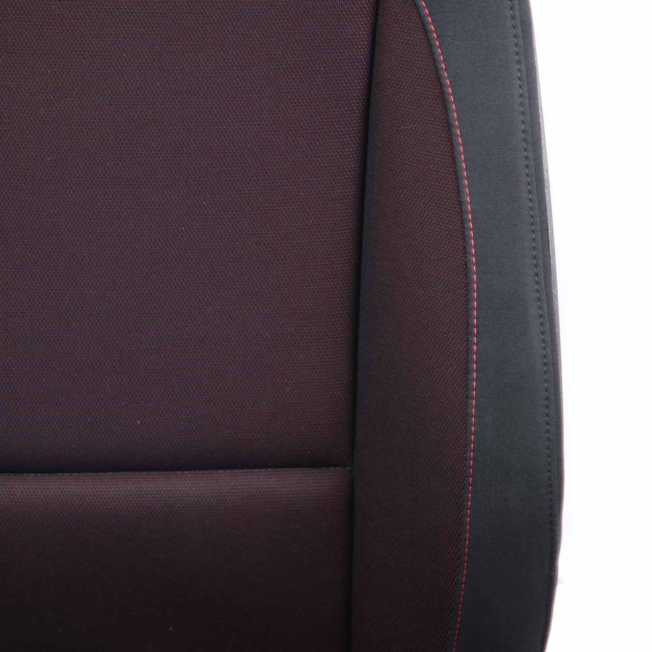 Front Seat BMW E87 LCI Heated Cloth Left N/S Fabric Network Cranberry Red Rot