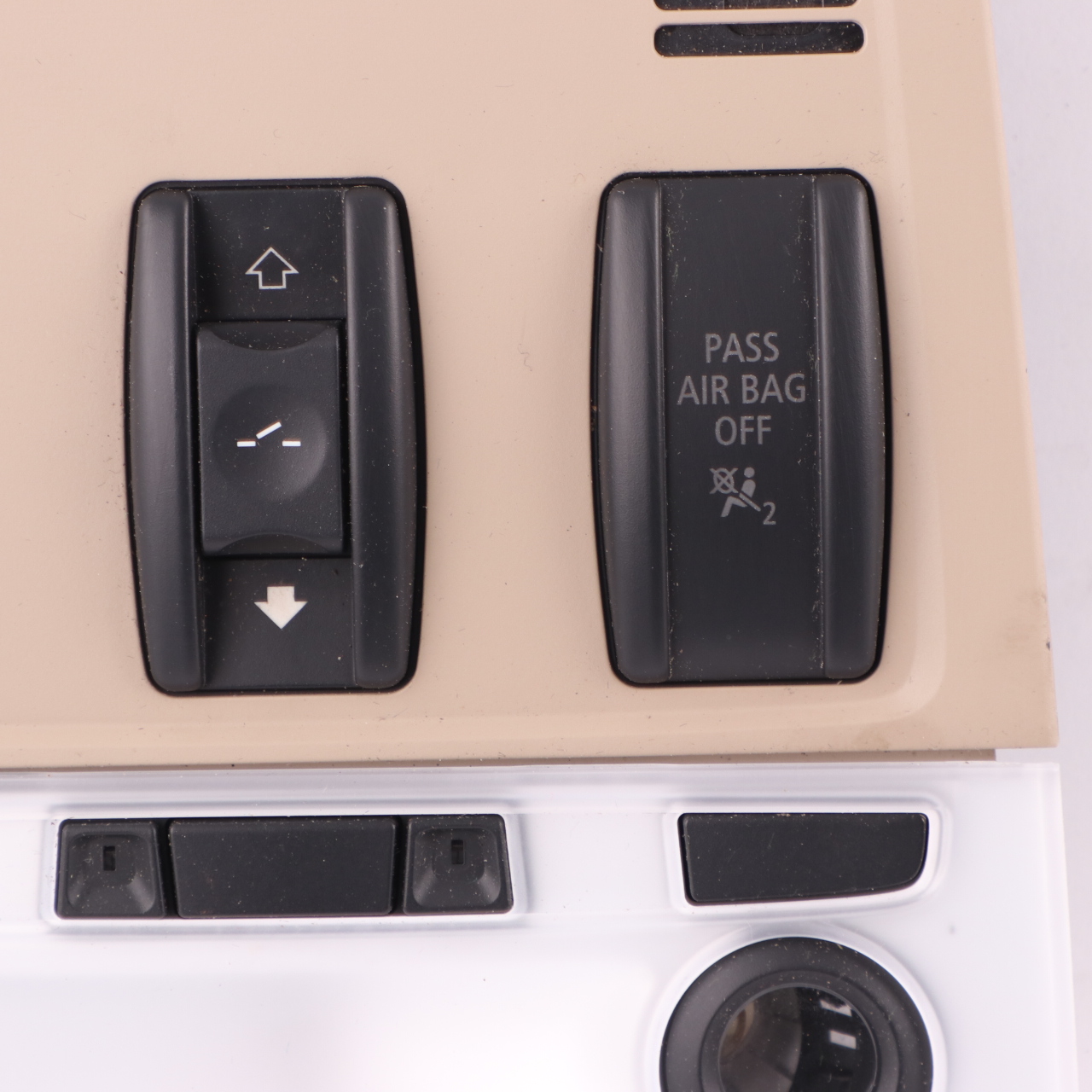 BMW E92 Roof Light Front Interior Reading Lamp Switch Panel Beige 9180042