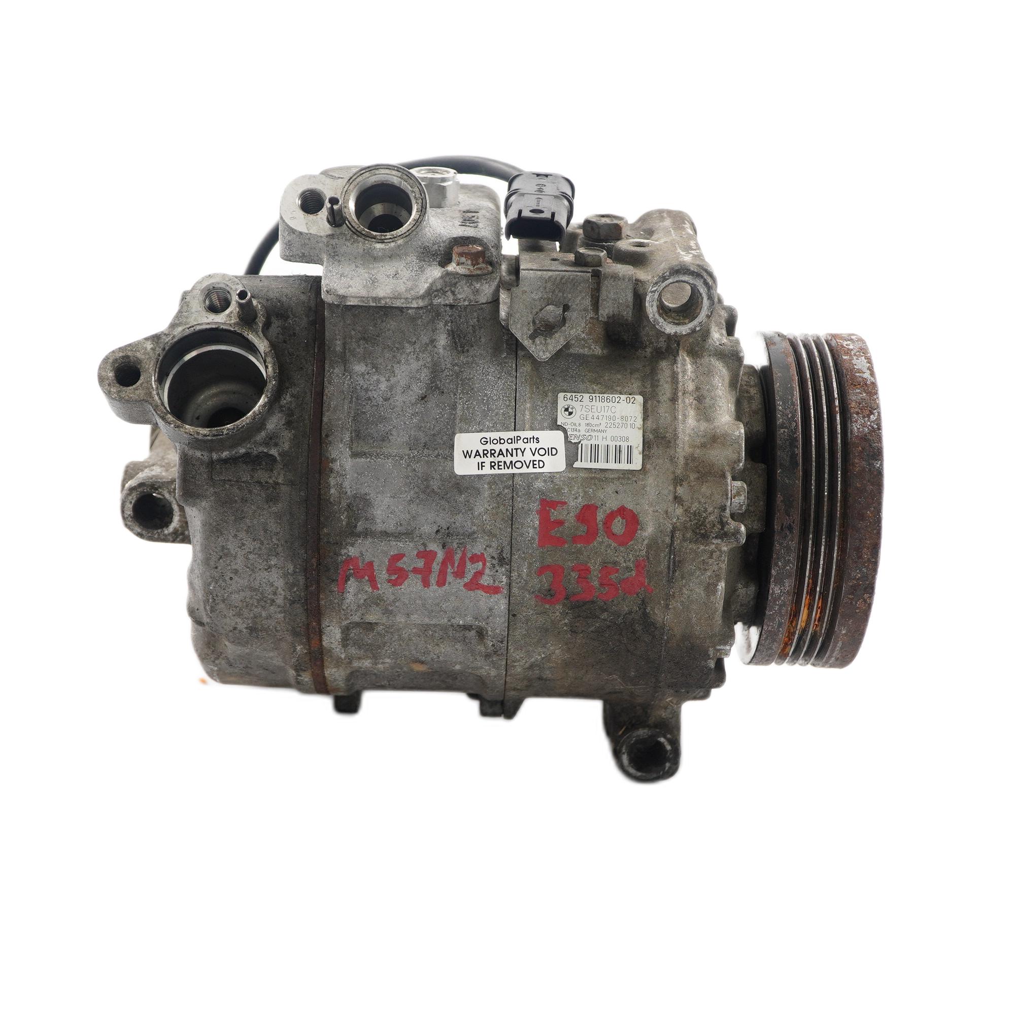 Air Conditioning Compressor BMW E60 E90 335d 530d Diesel M57N2 A/C Pump 9118602