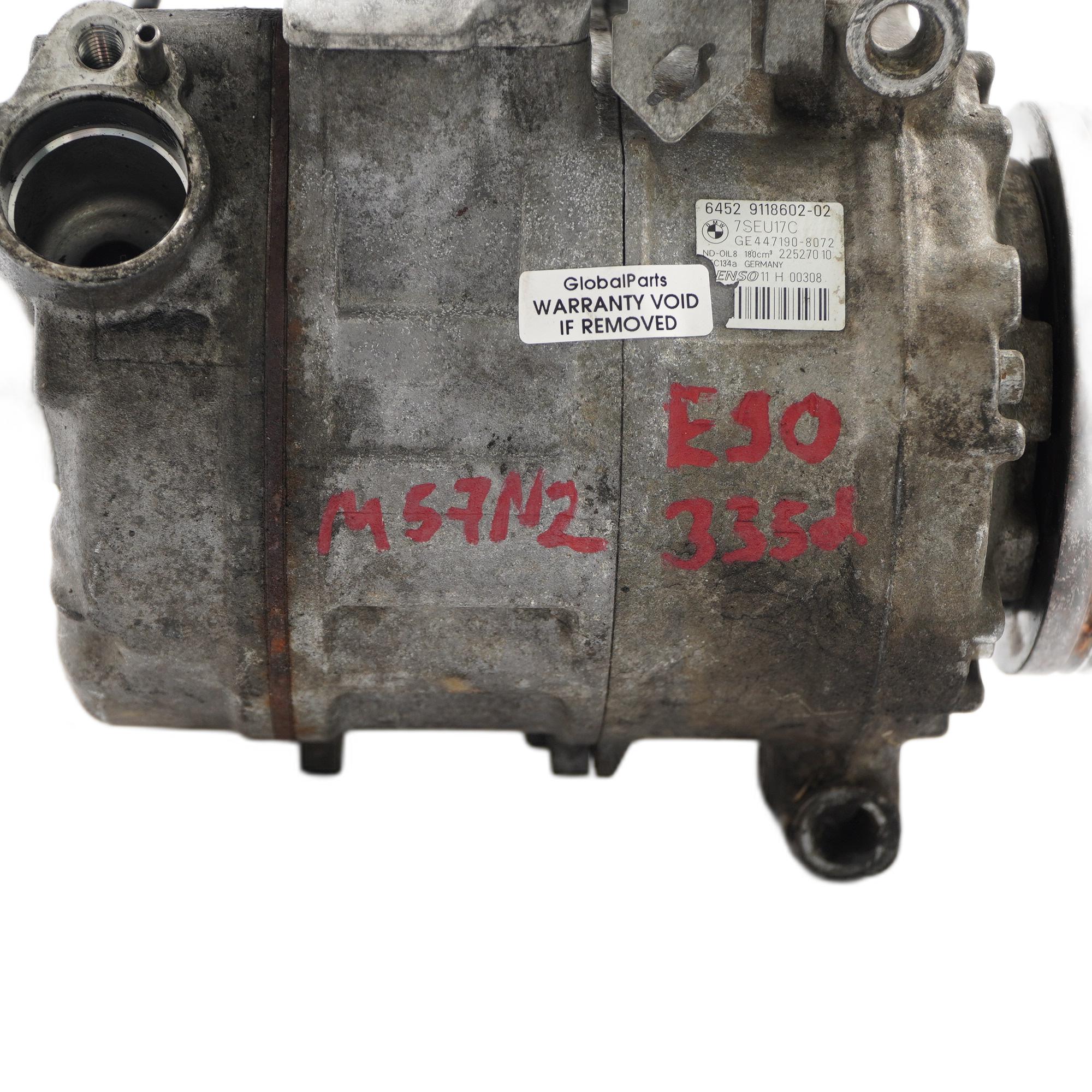 Air Conditioning Compressor BMW E60 E90 335d 530d Diesel M57N2 A/C Pump 9118602