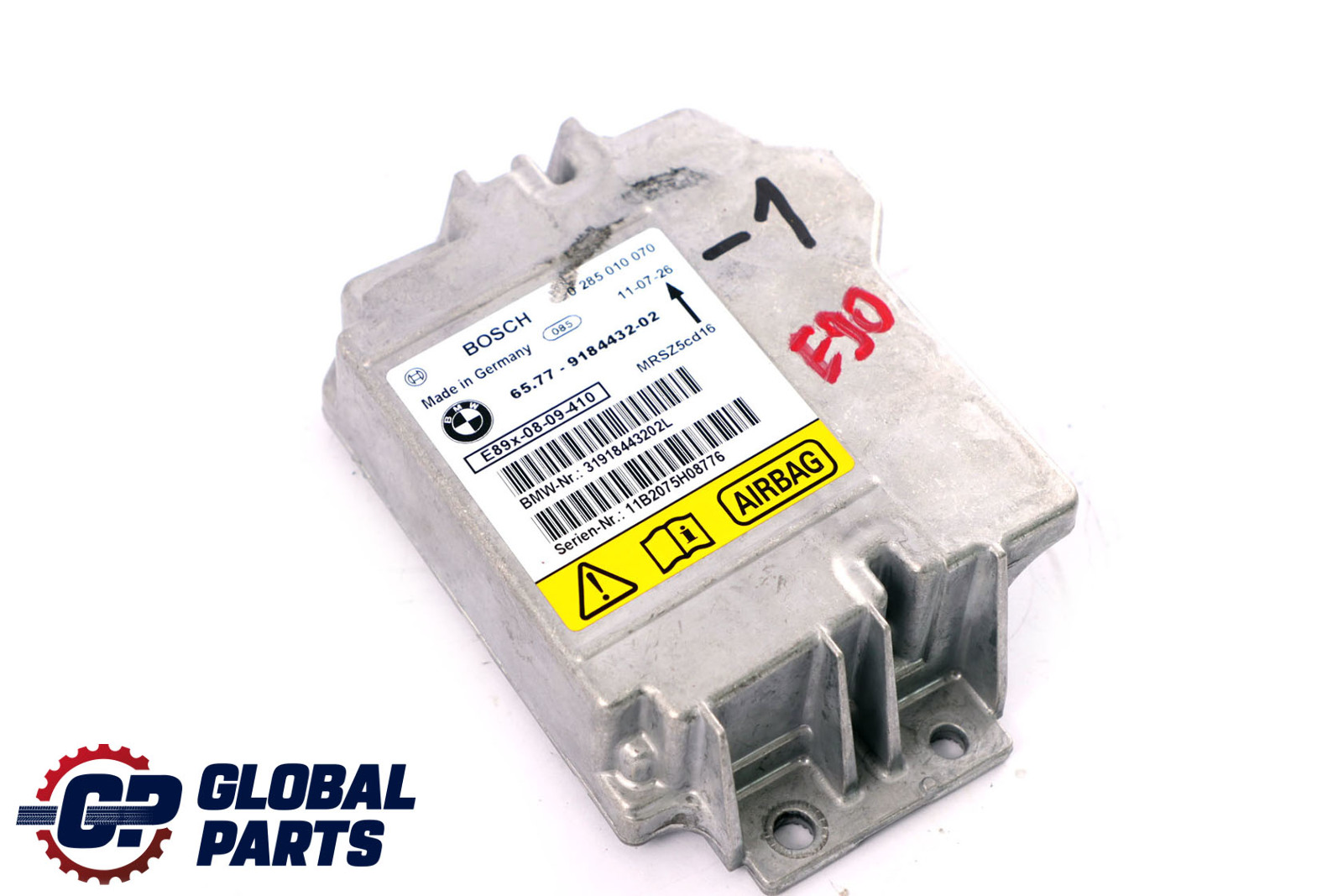 BMW 1 3 Series E81 E87 E90 E91 Control Unit Airbag ECU NO CRASH DATA 9184432