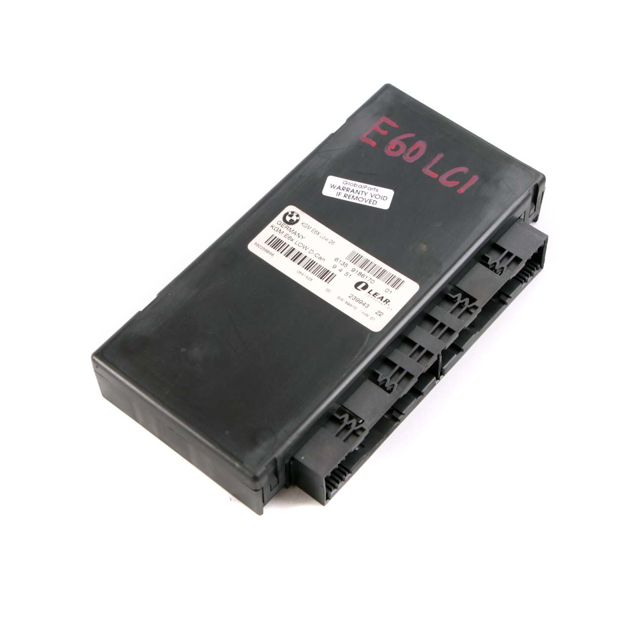 BMW 5 6 Series E60 E61 LCI E63 E64 Body Gateway Module ECU Control Unit 9186170