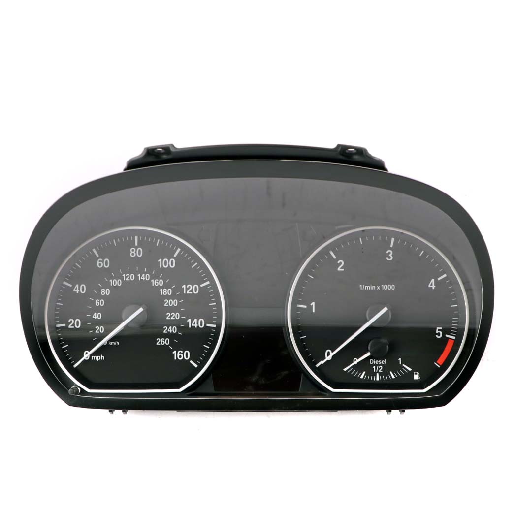 BMW E81 E82 E88 E87 LCI 123d N47S Speedo Clocks Instruments MPH Manual 9187051