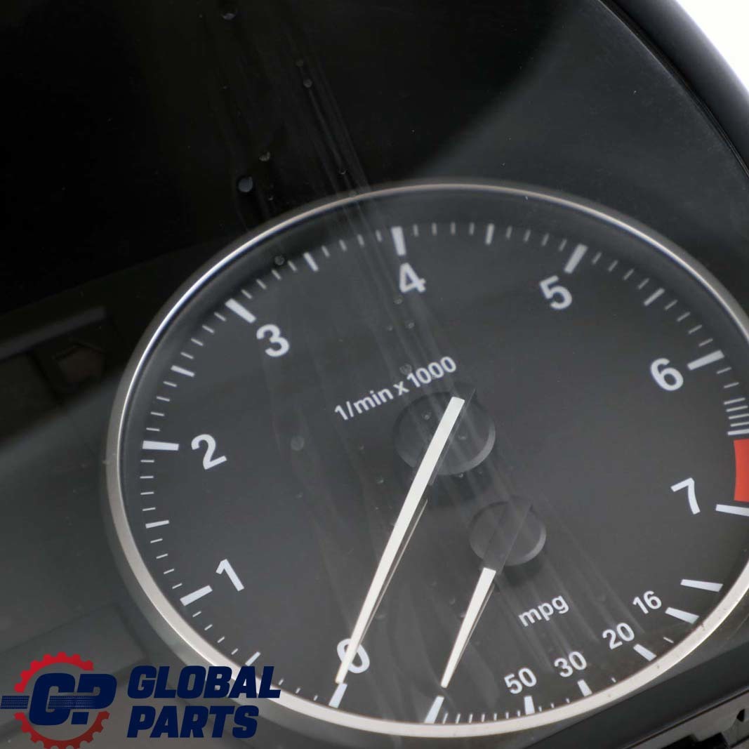 BMW 3 E90 E91 E92 1 Petrol Instrument Cluster Speedo Clocks MPH Manual 9187053