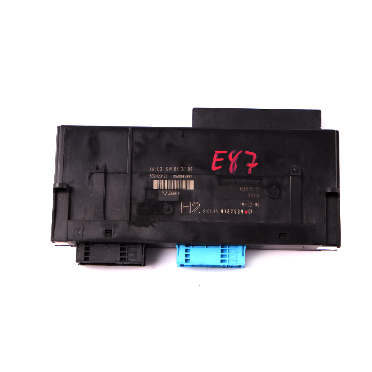 BMW 1 Series E87 ECU Body Control Module H2 Junction Box PL2 JBBFE II 9187539