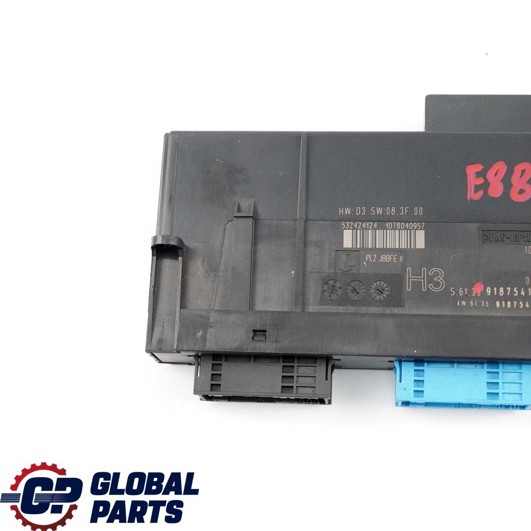 BMW 1 Series 1 E88 ECU Body Control Module H3 PL2 JBBFE II Junction Box 9187541