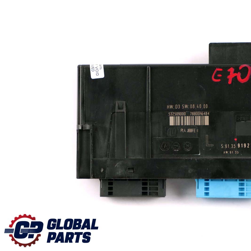 BMW X5 Series E70 ECU Body Control Module Junction Box PL4 JBBFE II 9192740