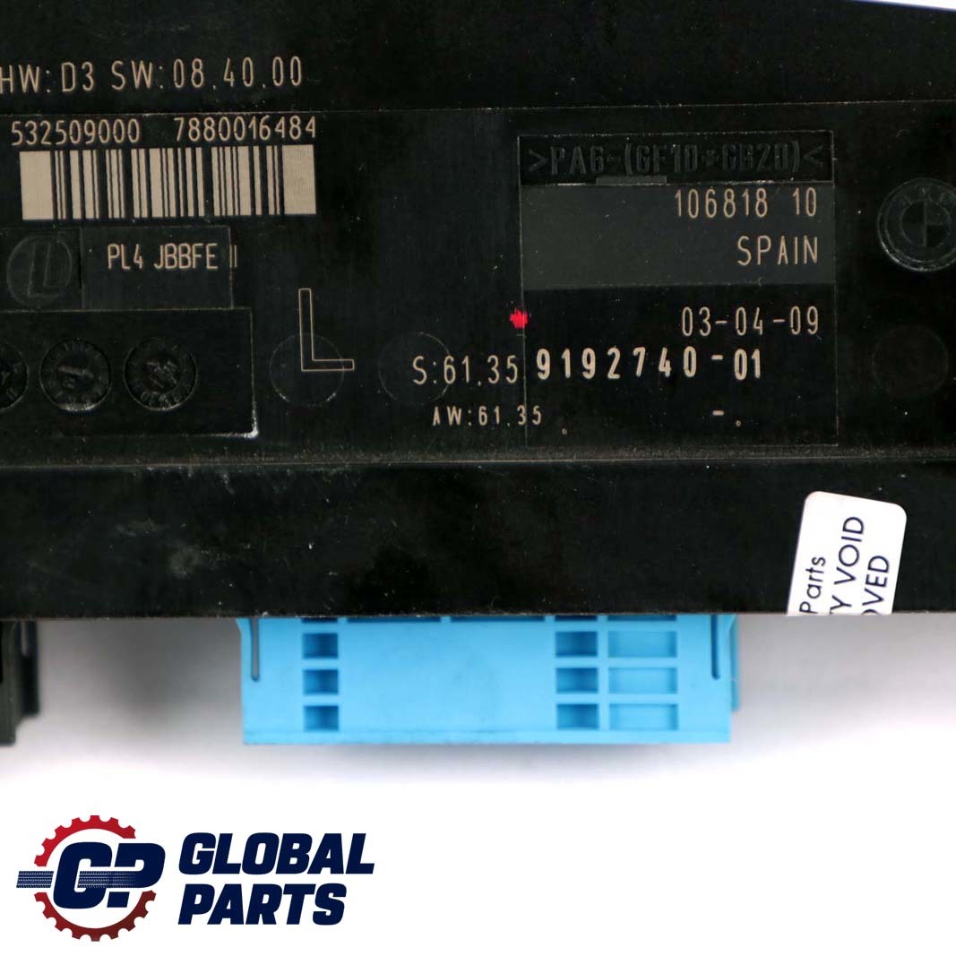 BMW X5 Series E70 ECU Body Control Module Junction Box PL4 JBBFE II 9192740