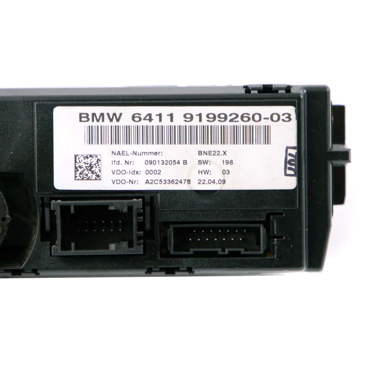 BMW 1 3 Series E81 E87 E90 E91 Automatic Air Conditioning Control 9199260