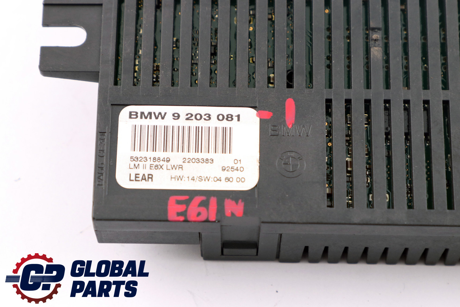 BMW 5 Series E61 LCI Light Control Unit Module LEAR LM II E6X LWR 9203081