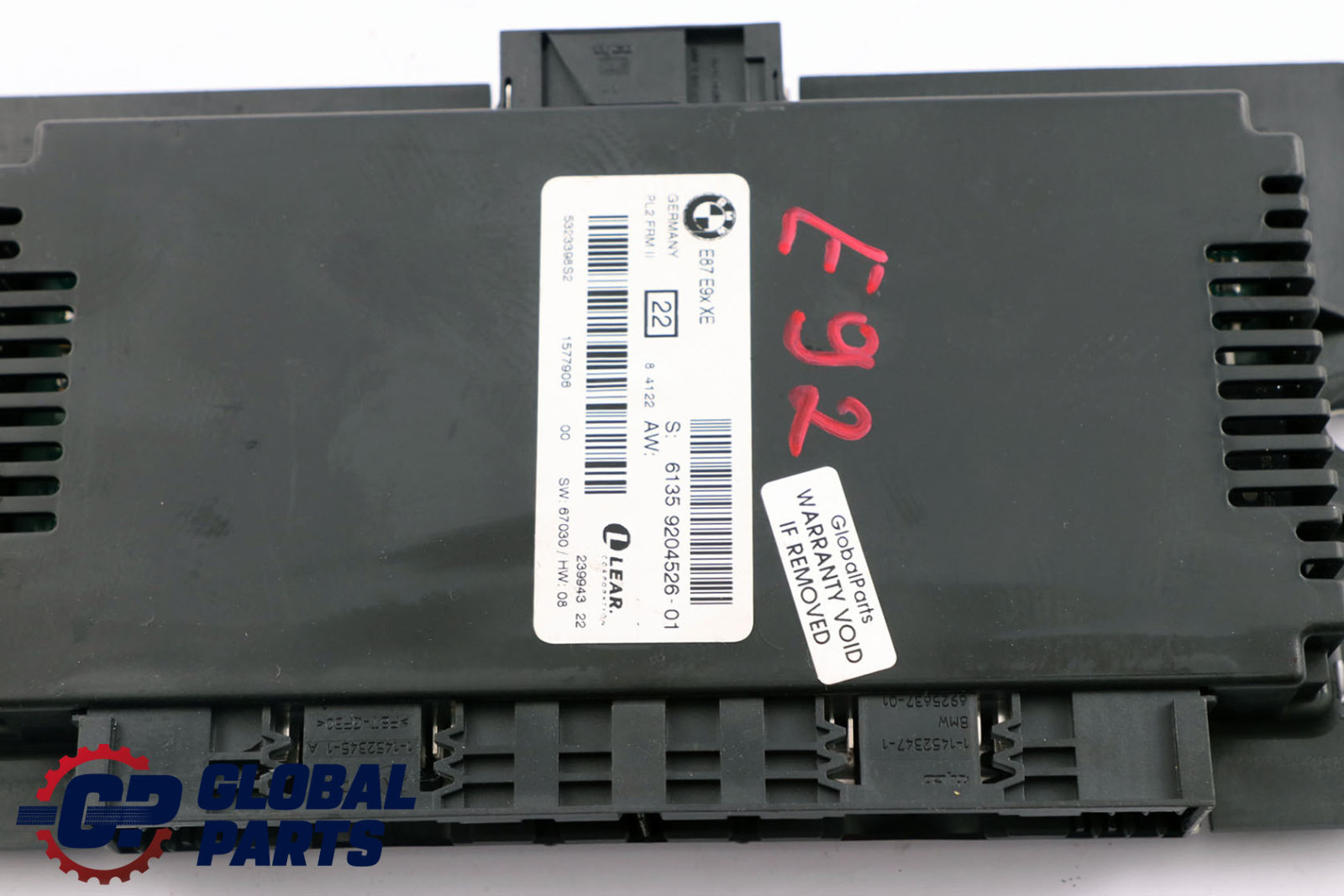 BMW E92 Xenon Footwell Light Module Control Unit ECU PL2 FRM II 9204526