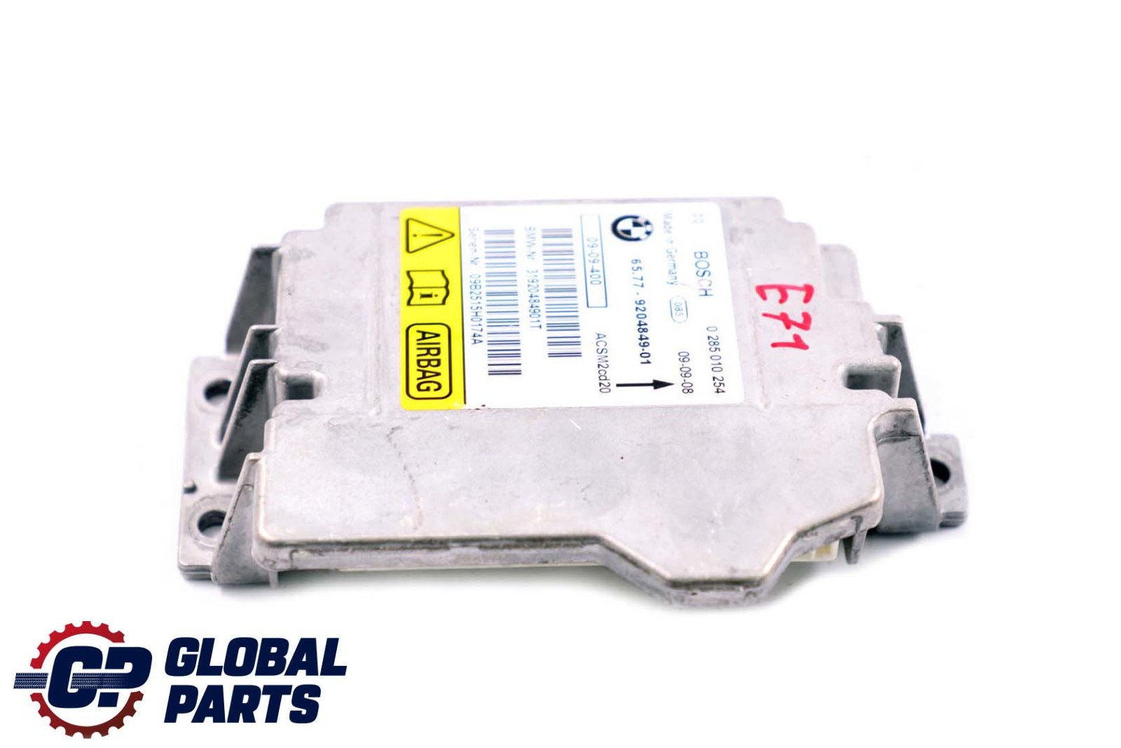 BMW X5 X6 Series E70 E71 Airbag Control Module ECU Unit 9204849