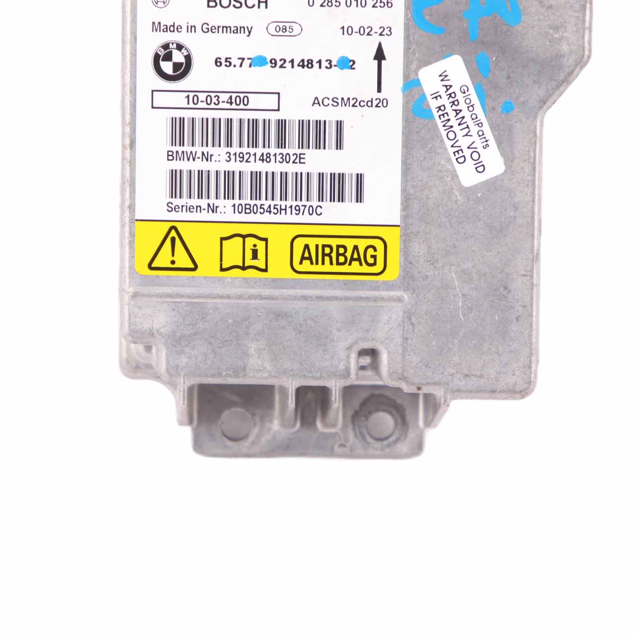 BMW X5 E70 Safety Airbag Control Unit Module ECU X6 E71 Bosch 9214813