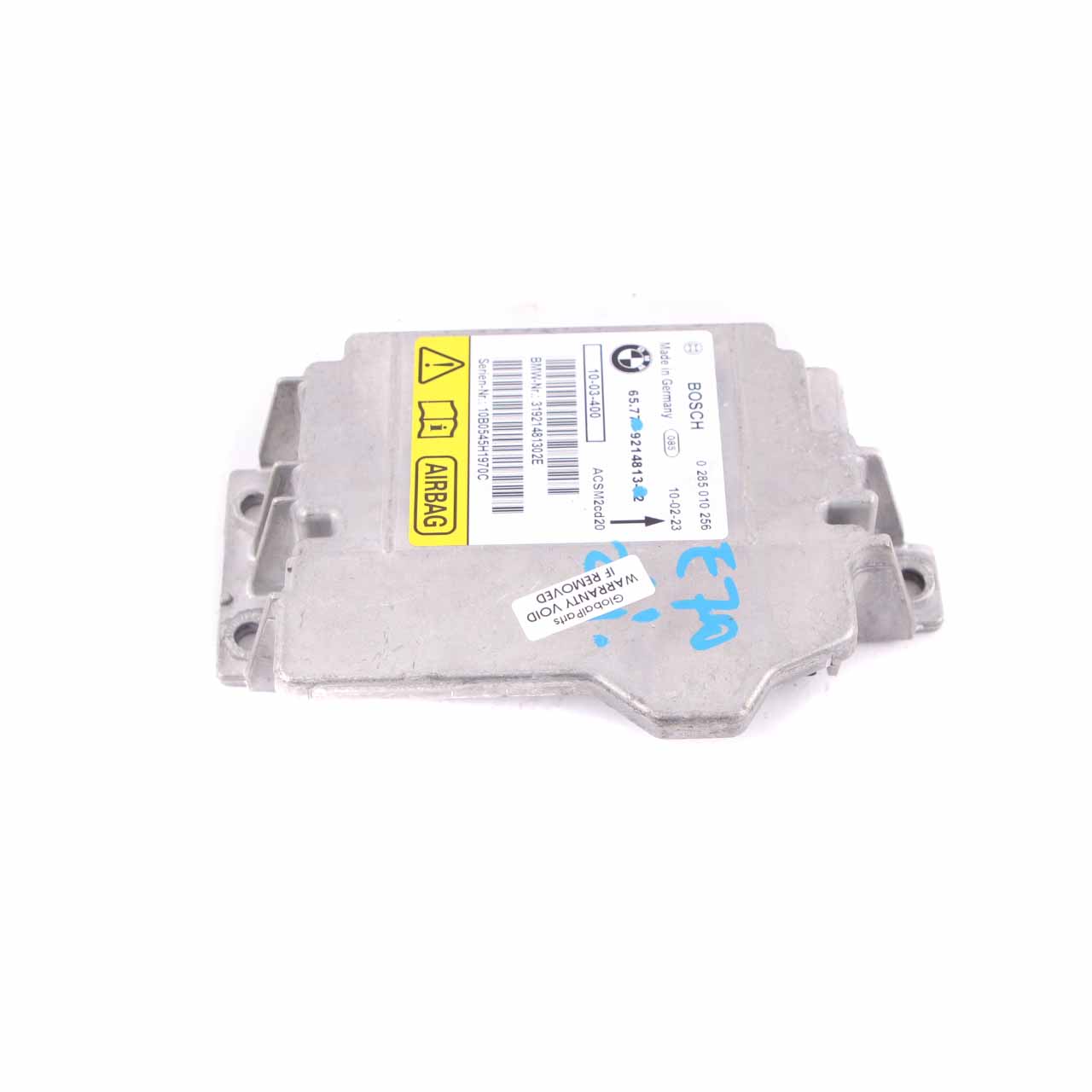 BMW X5 E70 Safety Airbag Control Unit Module ECU X6 E71 Bosch 9214813