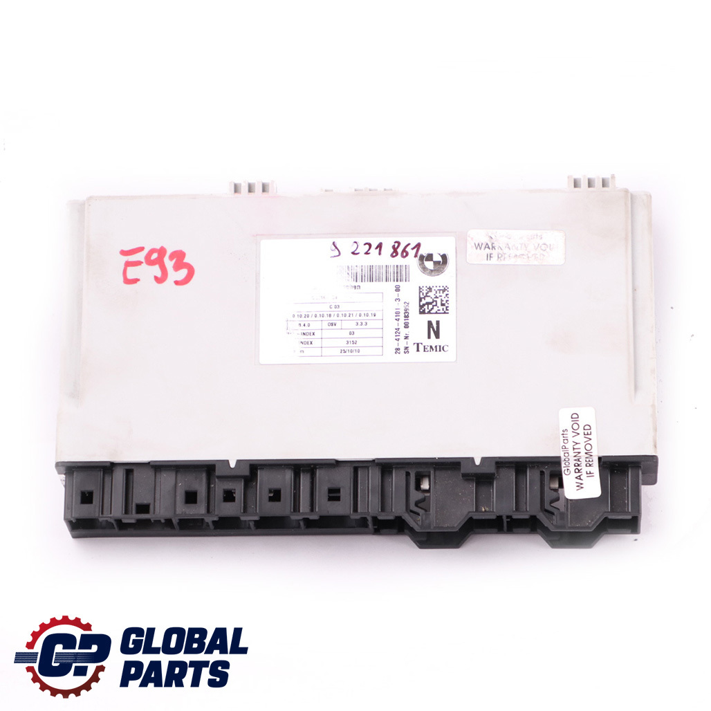 BMW E90 E91 E93 LCI Front Left Right N/O/S Seat Control Module ECU 9221861