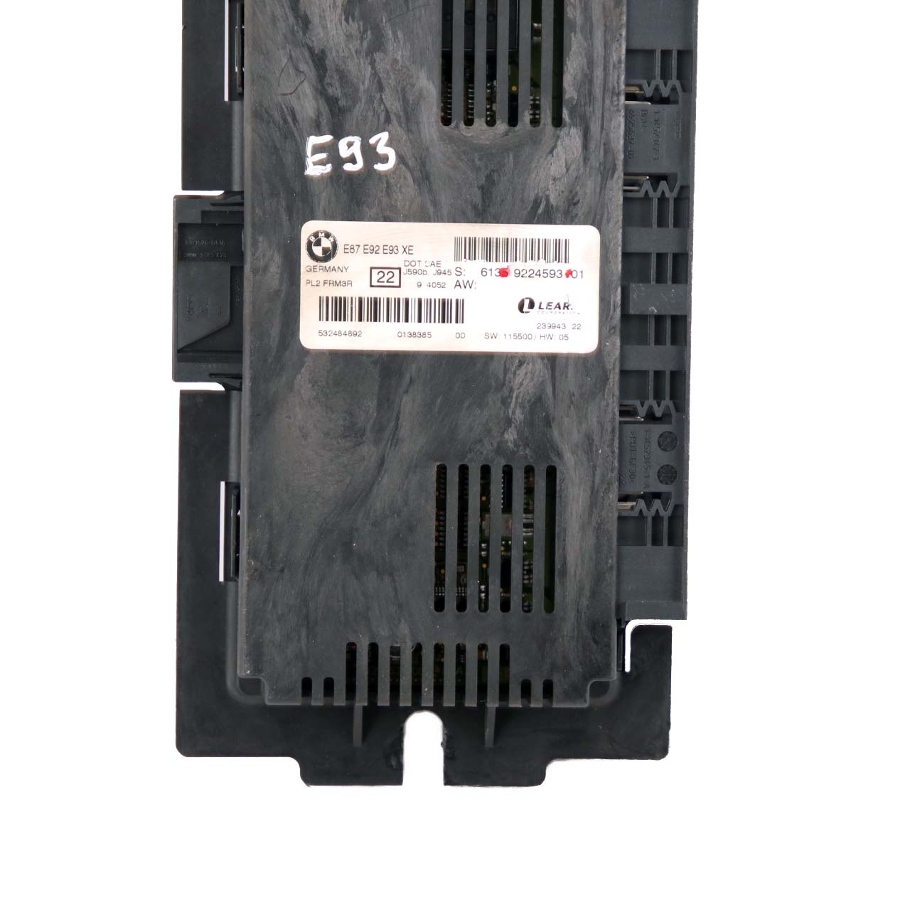 BMW 3 Series E93 Xenon Footwell Light Module Control Unit ECU PL2 FRM3R 9224593