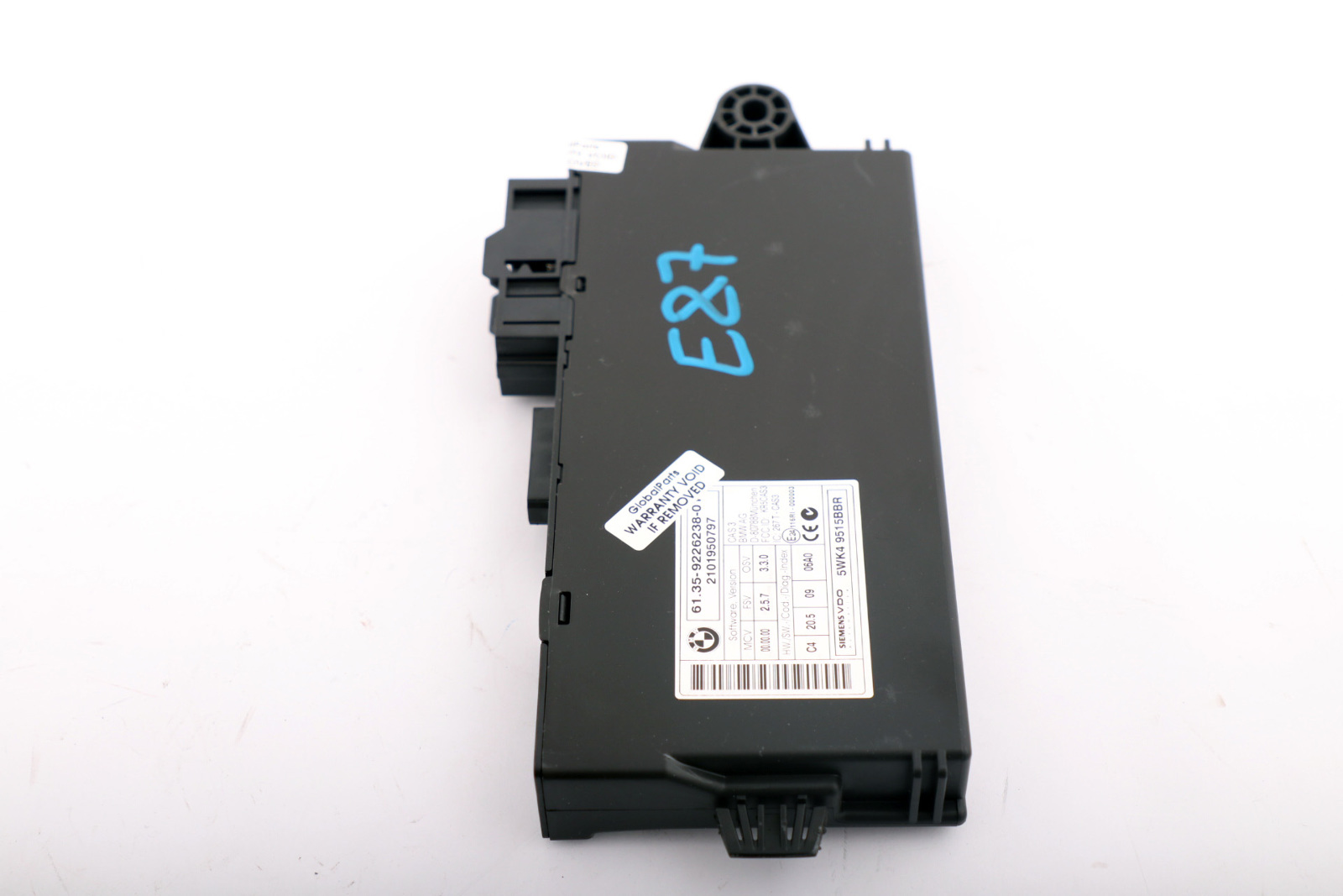 BMW 1 3 5 Series E60 E87 E90 CAS 3 ECU Control Unit Key Reading Module 9226238