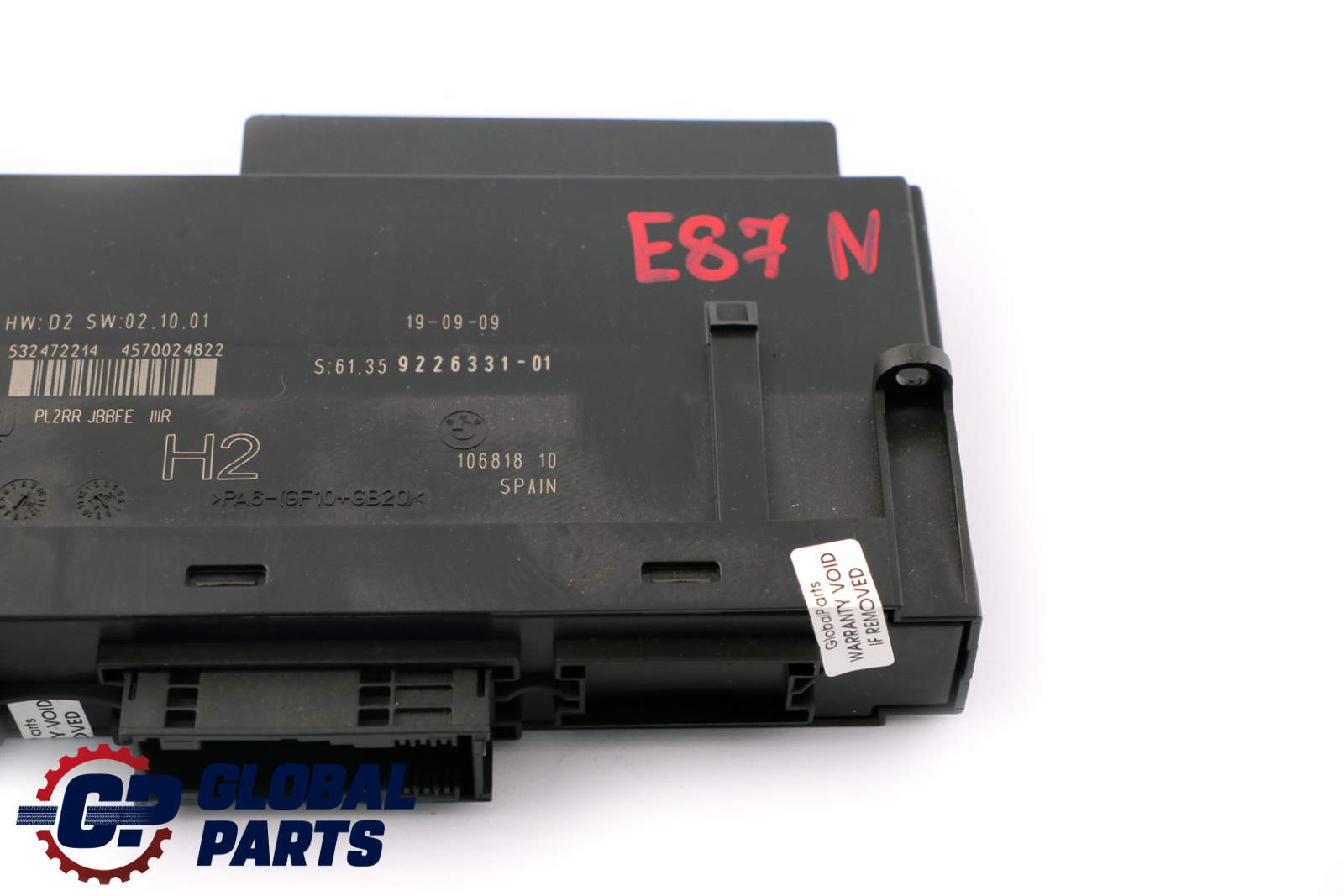 BMW 1 Series E87 LCI ECU Body Control Module Unit H2 9226331