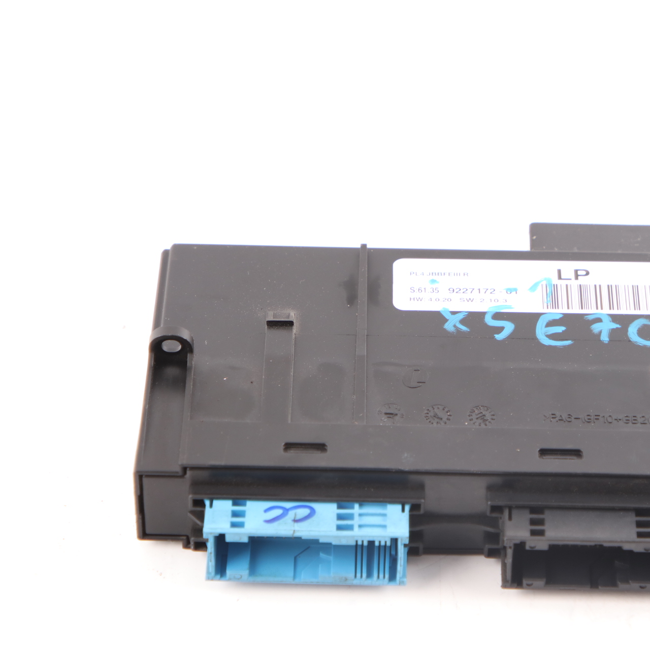 BMW X5 E70 ECU Body Control Module Unit Junction Box PL4 JBBFEIII R 9227172