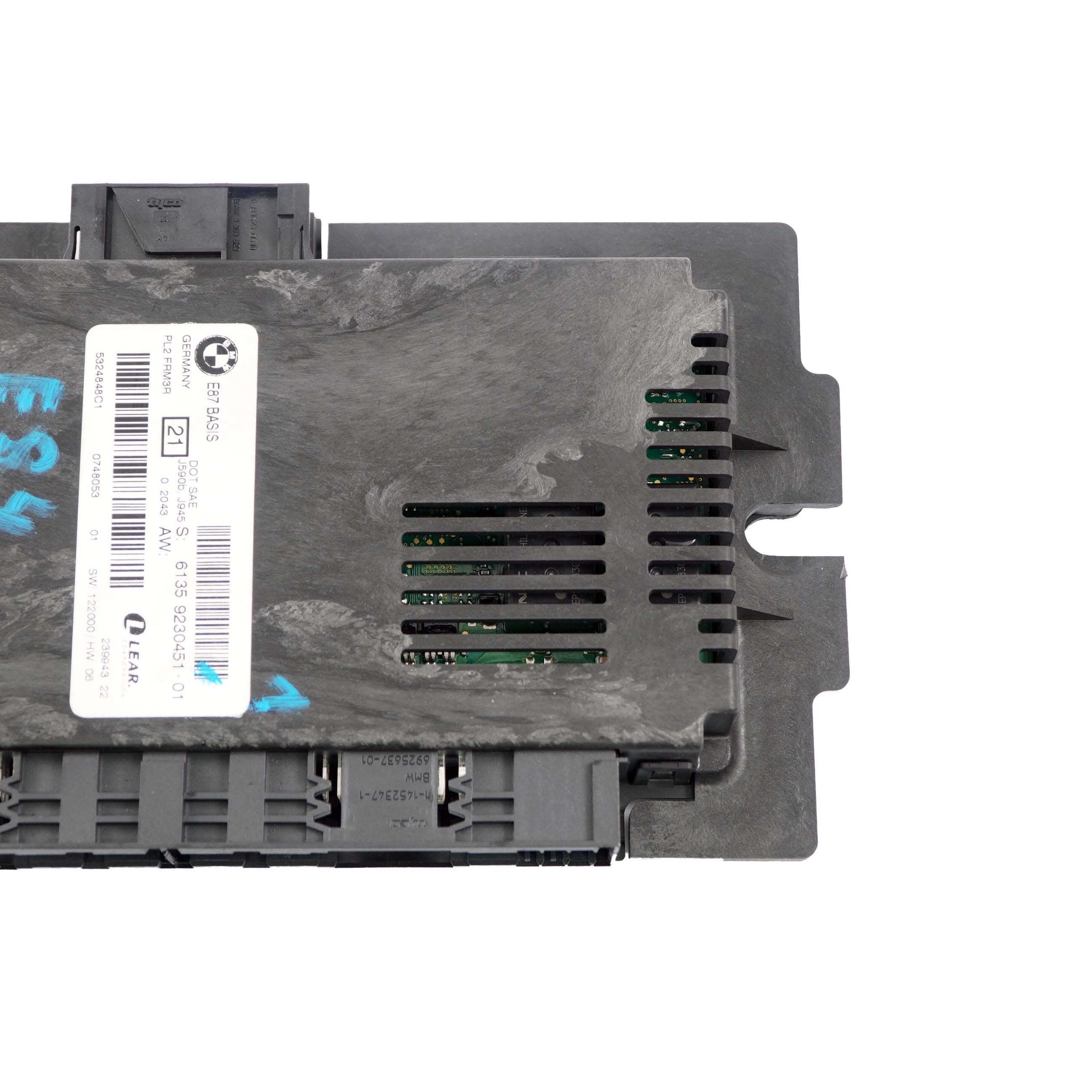 BMW X1 Series E84 ECU Footwell Light Module BASIS PL2 FRM3R Lear 9230451