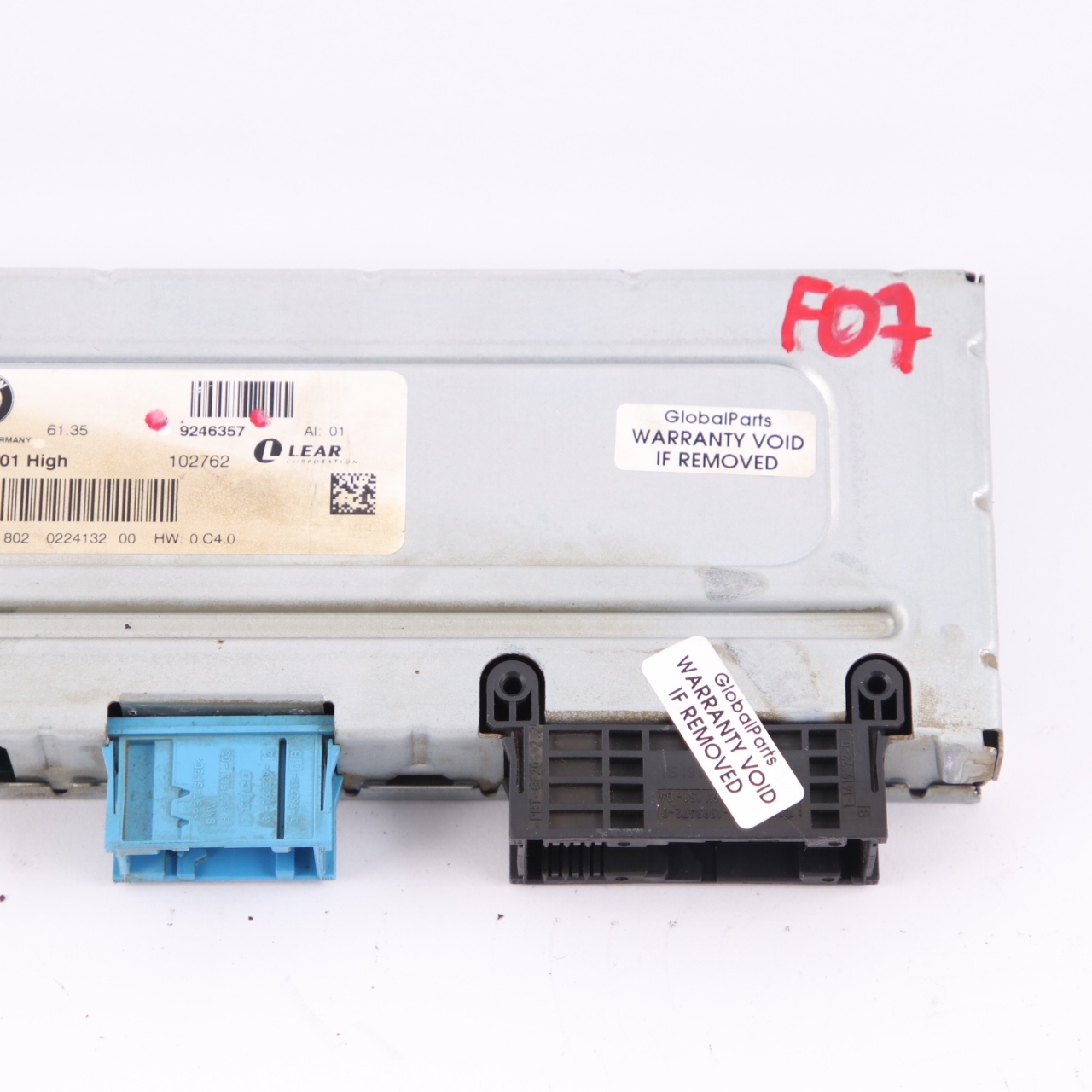 BMW F07 GT Central Gateway Module ECU Control Unit Lear ZGW-01 High 9246357