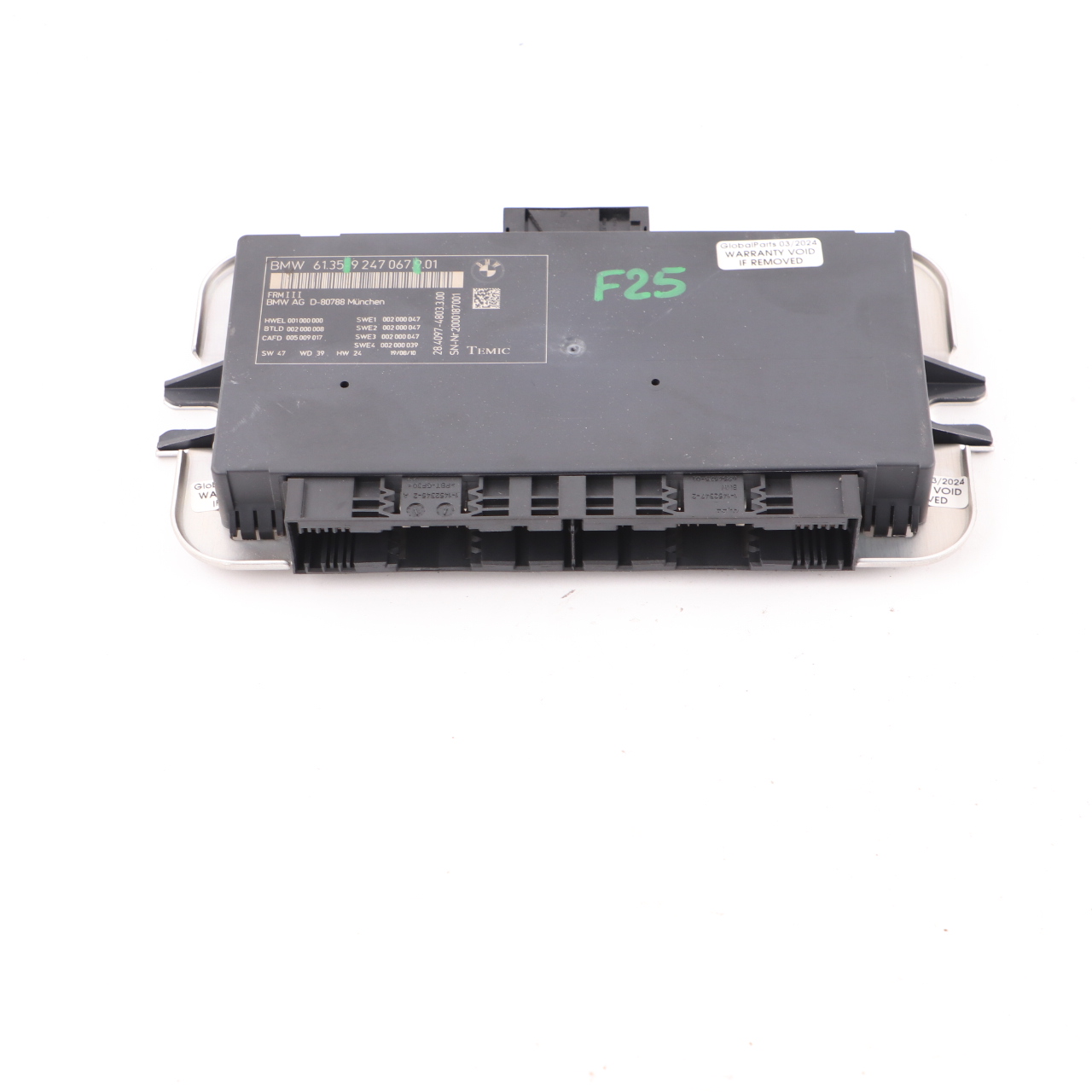 BMW X3 F25 Footwell Light Module Control Unit ECU FRM3 9247067