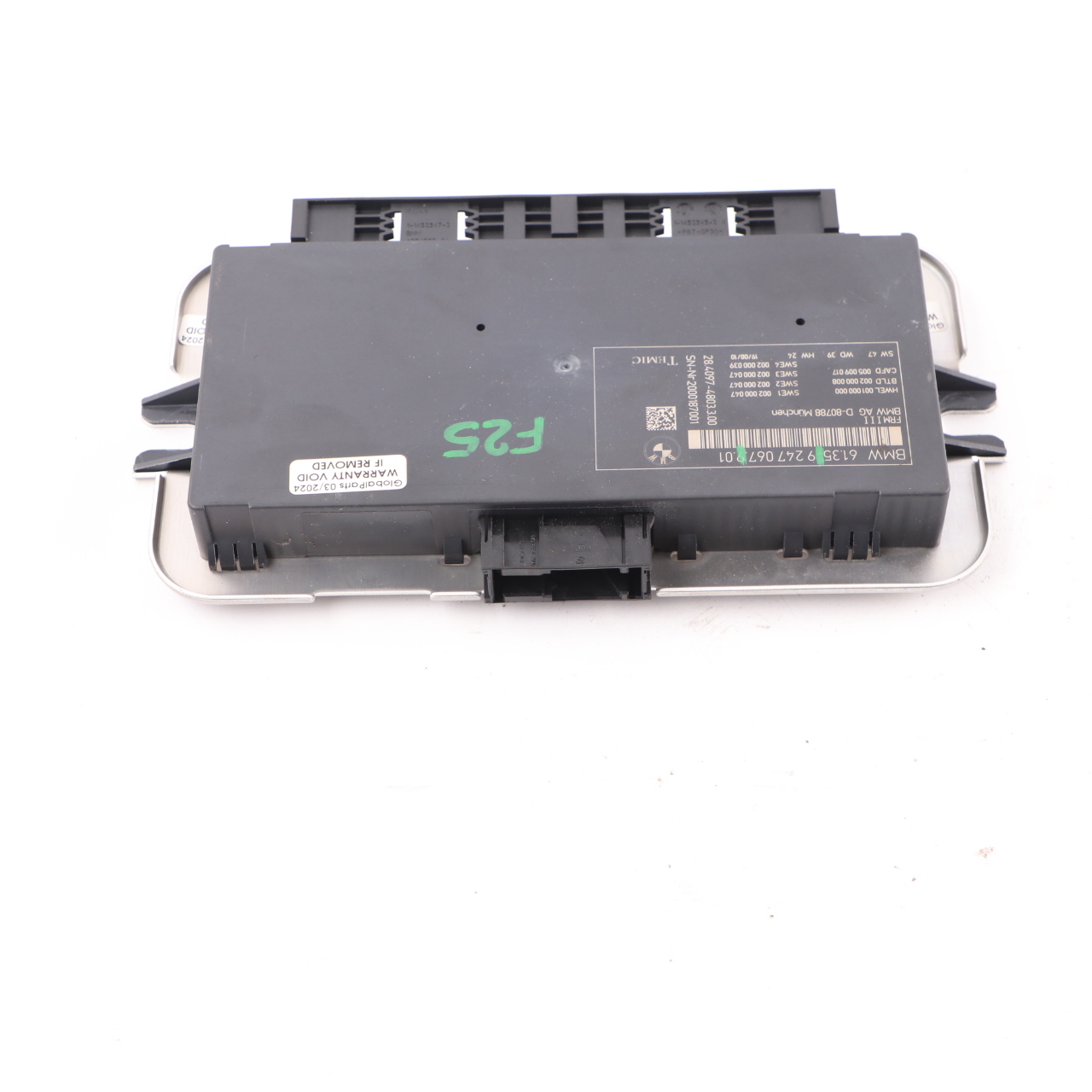 BMW X3 F25 Footwell Light Module Control Unit ECU FRM3 9247067