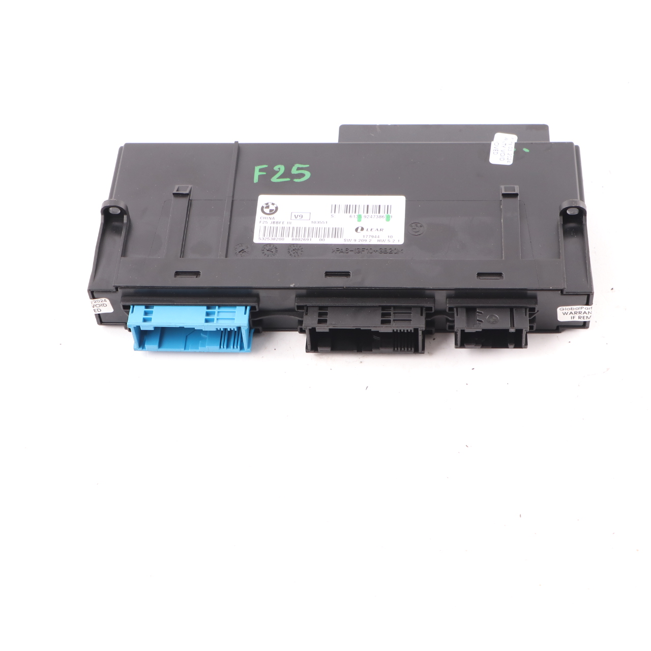 BMW X3 F25 Body Control Module ECU Junction Box JBBFE III V9 Lear 9247386