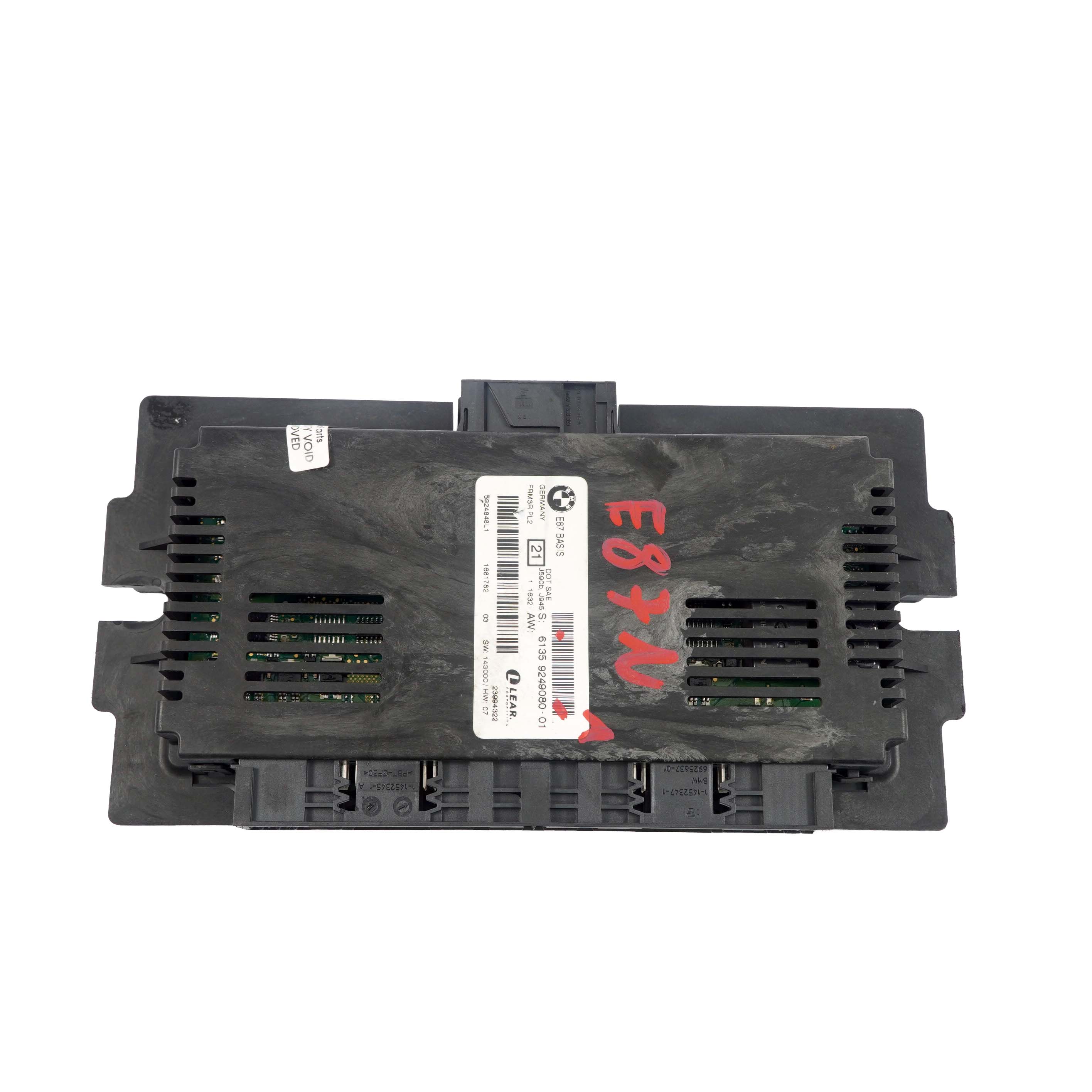 BMW E87 LCI Footwell Light Control Unit Module ECU Lear FRM3R PL2 9249080