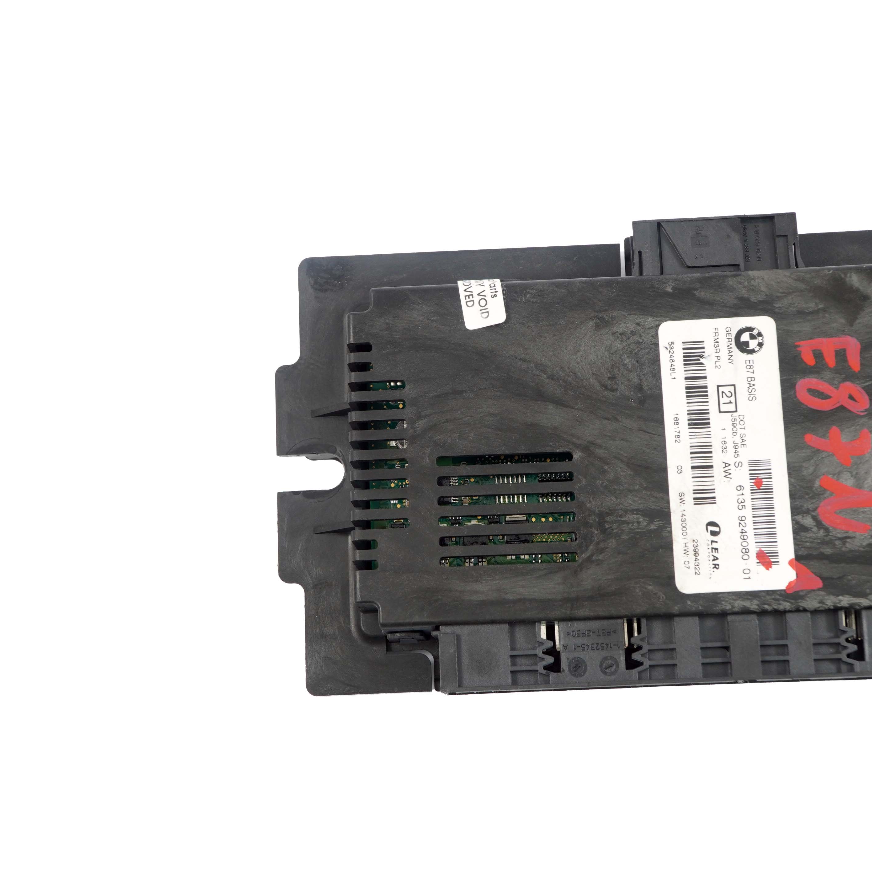 BMW E87 LCI Footwell Light Control Unit Module ECU Lear FRM3R PL2 9249080