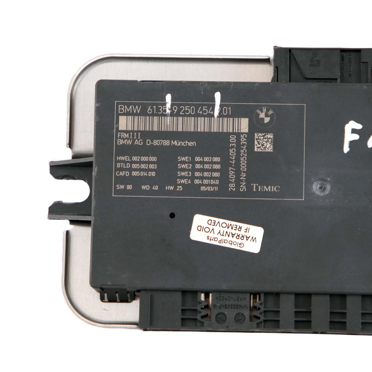 BMW 5 Series F10 Light Control Footwell Module ECU Unit FRM3 9250454