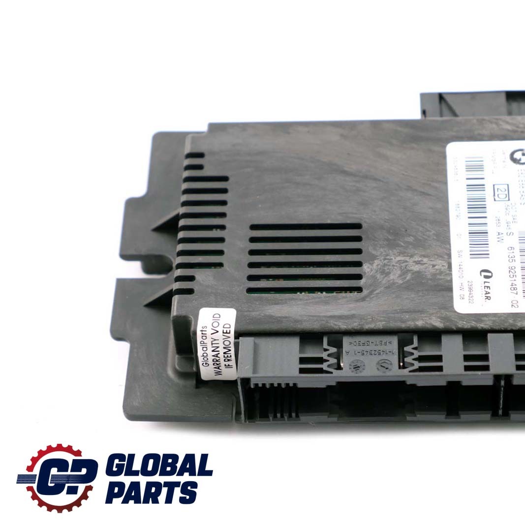 BMW 1 Series E82 Footwell Light Module Control Unit ECU BASIS PL2 FRM3R 9251487