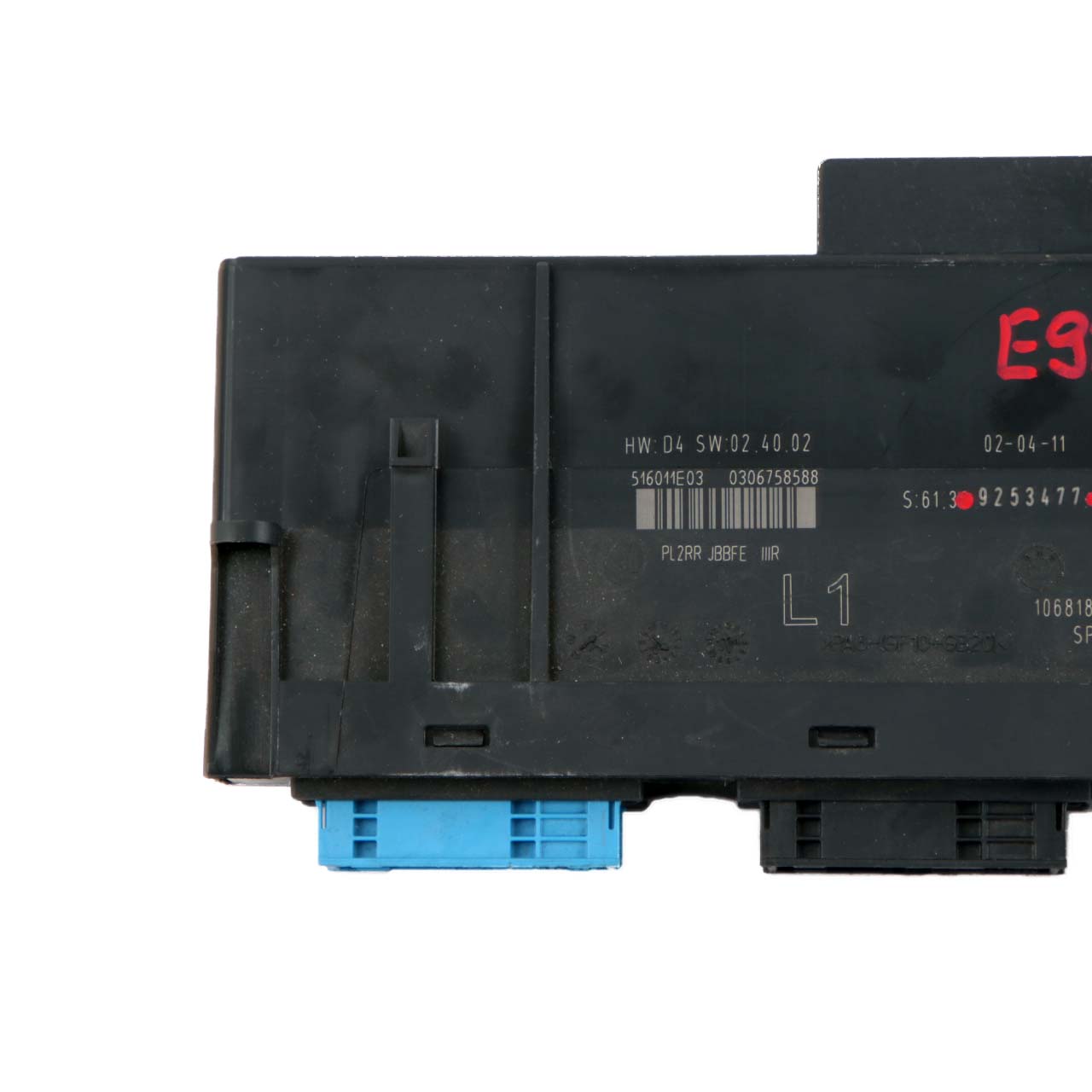 BMW E92 ECU Body Control Module Junction Box L1 PL2RR JBBFE IIIR 9253477