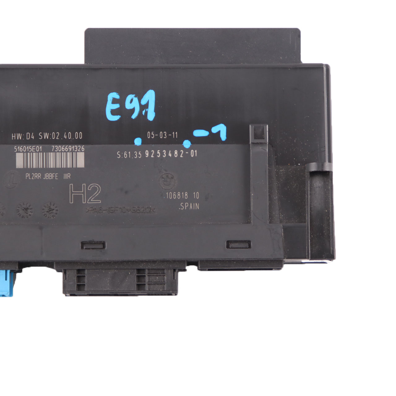 BMW E91 Junction Box ECU Body Control Module H2 PL2RR JBBFE IIIR 9253482