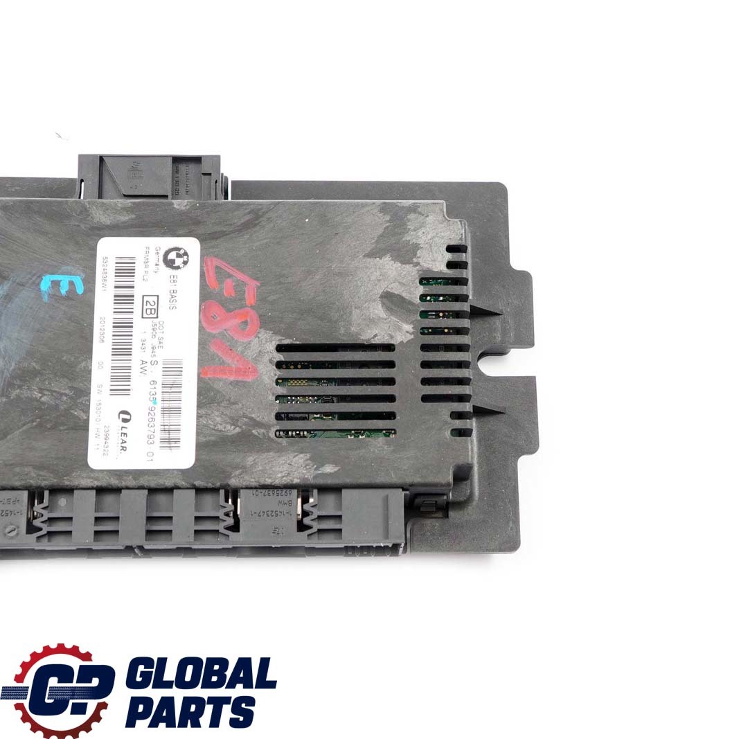 BMW 1 Series E81 Footwell ECU Light Control Module Basis PL2 FRM3R Lear 9263793