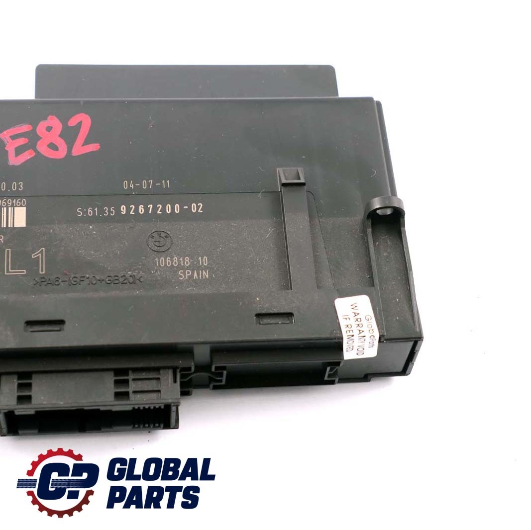 BMW 1 Series E82 ECU Body Control Module Junction Box L1 PL2RR JBBFE 9267200