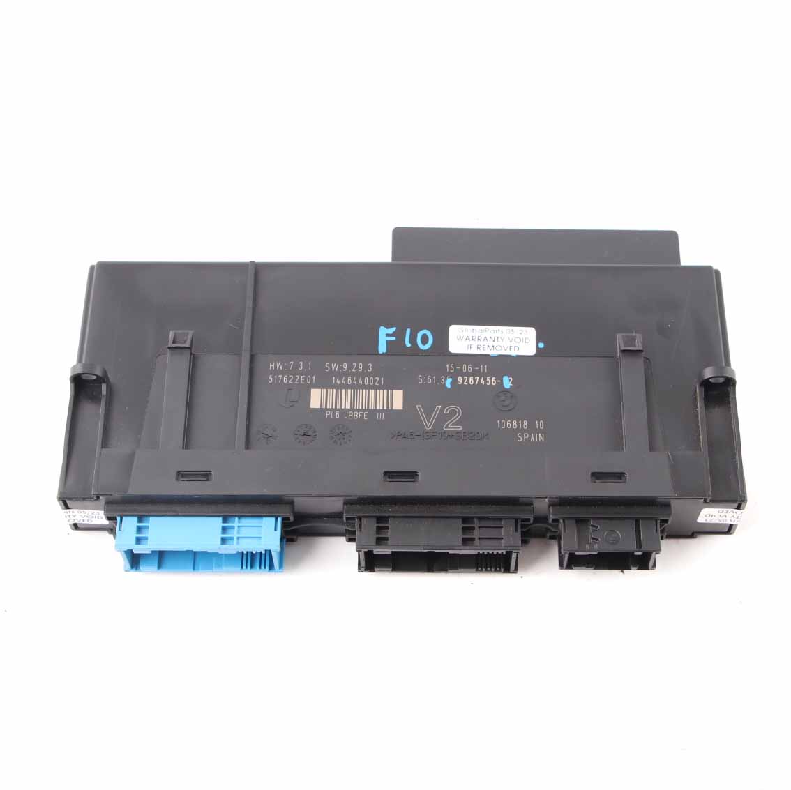 Control Unit BMW F10 F11 Body Module ECU JBBFE IIIR V2 PL6 ECU 9267456