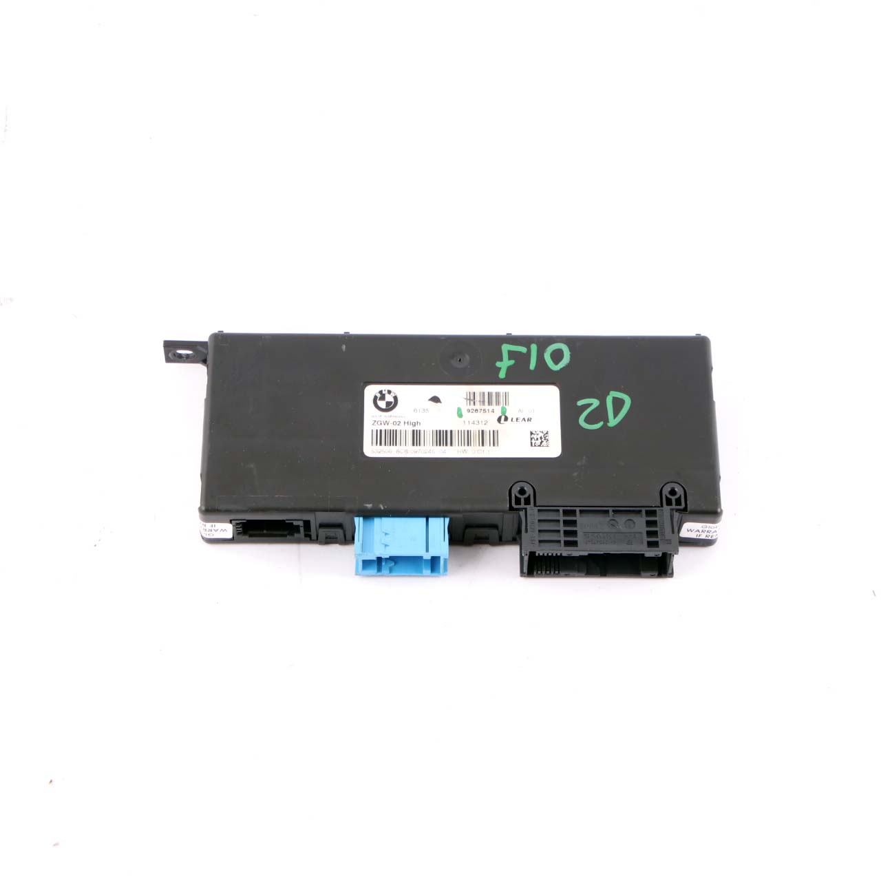 BMW F10 F11 F12 Central Gateway Module ECU Control Unit Lear ZGW-02 High 9267514