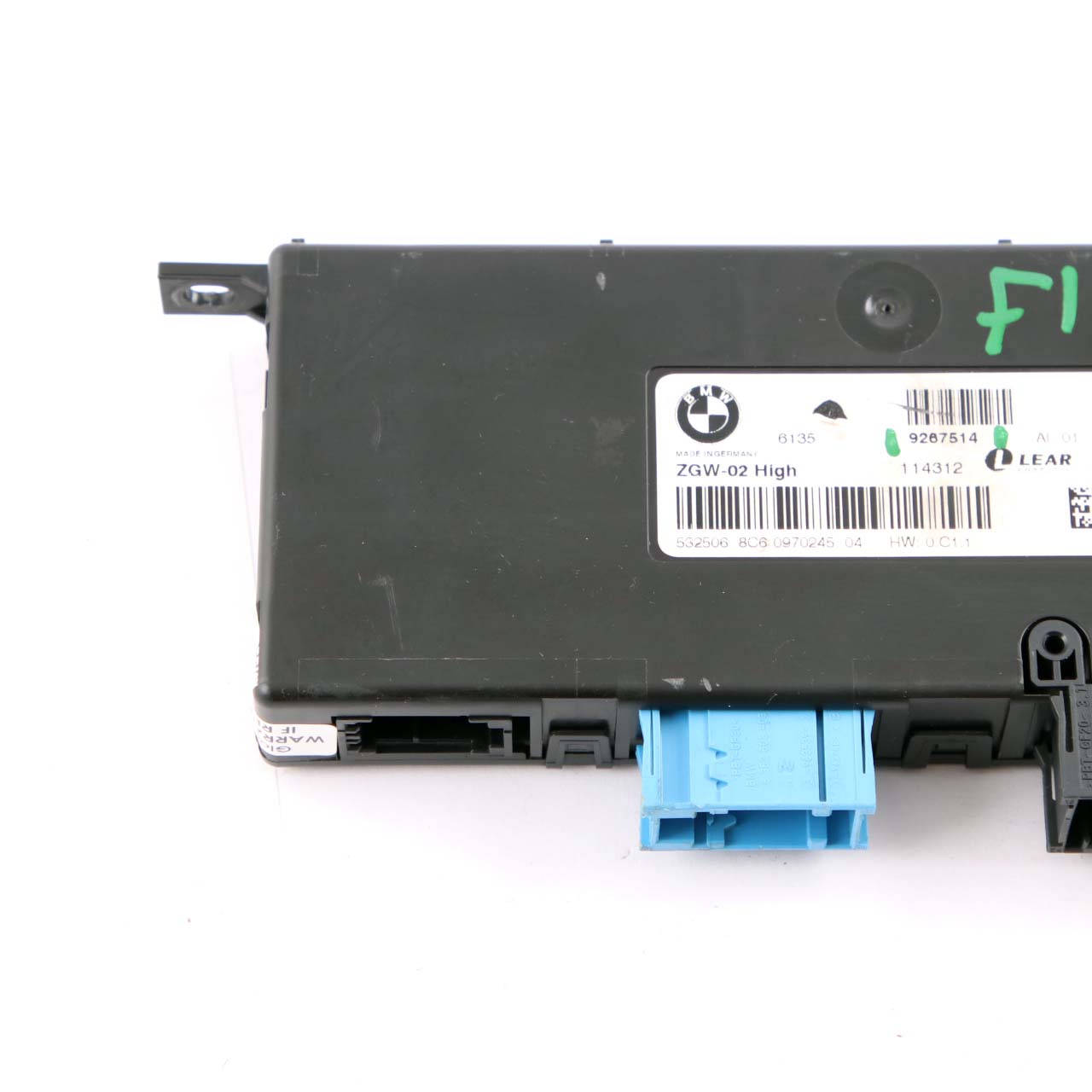 BMW F10 F11 F12 Central Gateway Module ECU Control Unit Lear ZGW-02 High 9267514