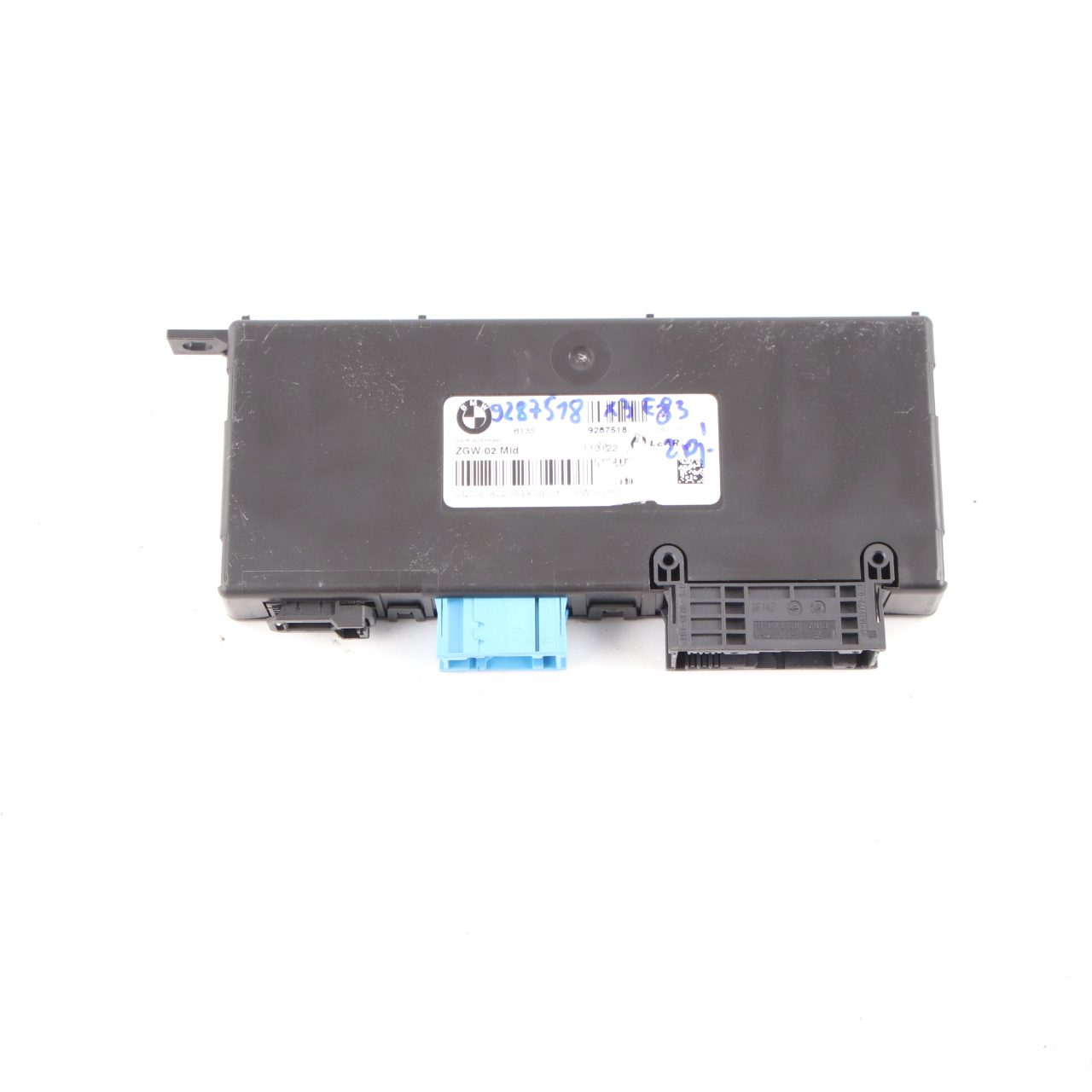 BMW X3 F25 Central Gateway Module Control Unit Lear ZGW-02 Mid 9267518