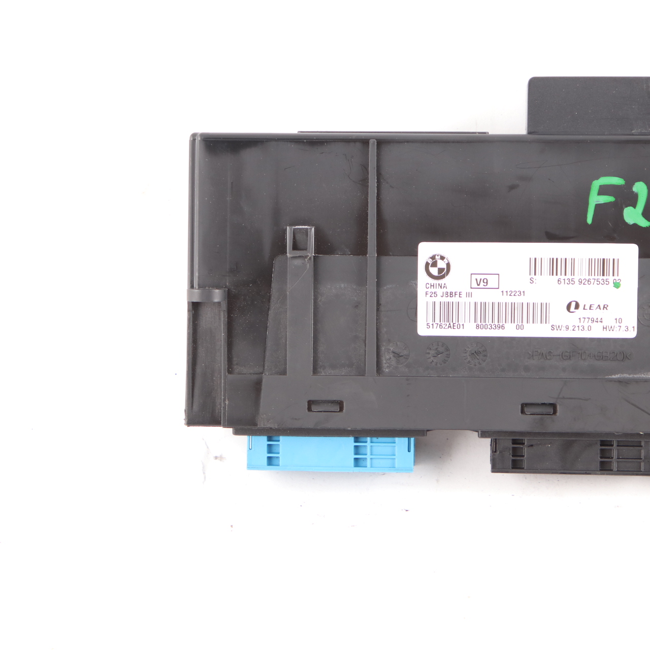 BMW X3 F25 Body Control Module ECU Junction Box JBBFE III 3 V9 Lear 9267535