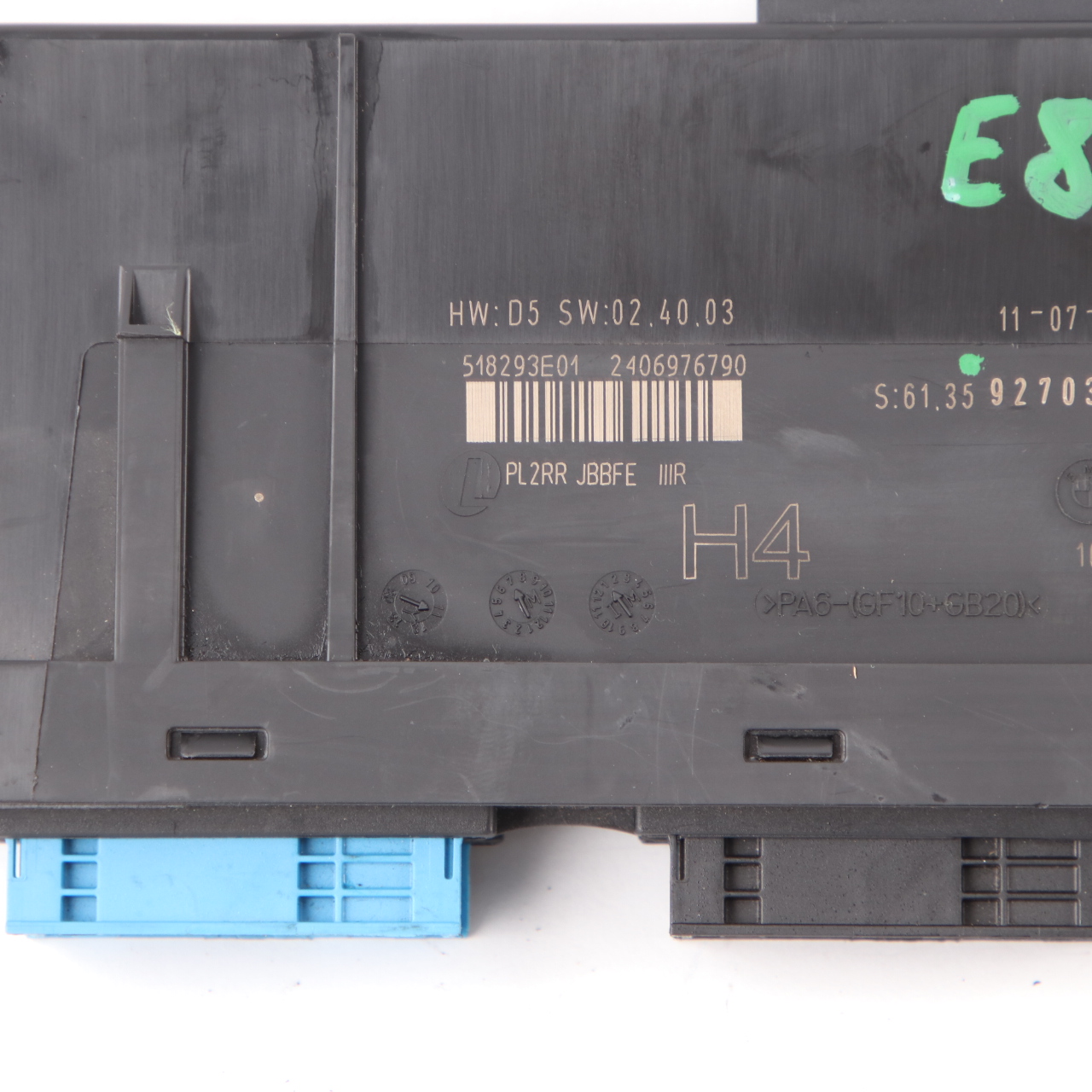 BMW E88 Body Control Module ECU Unit JBBFE IIIR H4 PL2RR 9270386